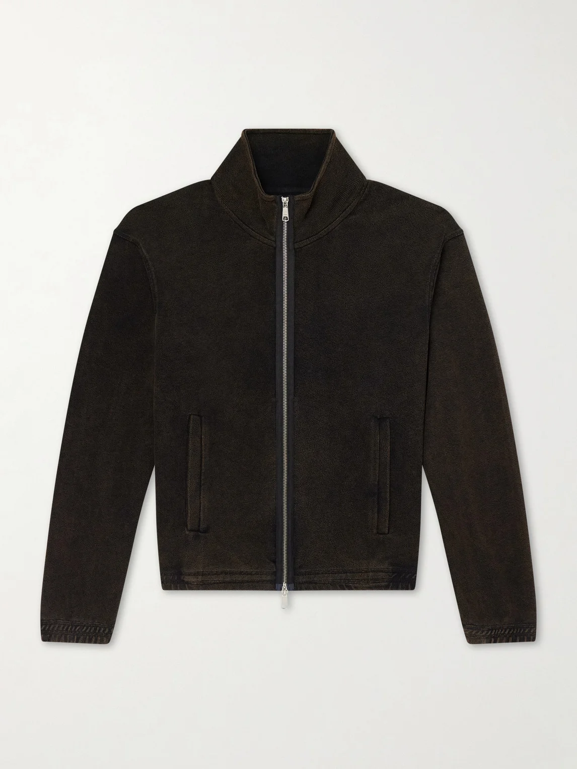 Covet Cotton-Jersey Zip-Up Sweatshirt - 1