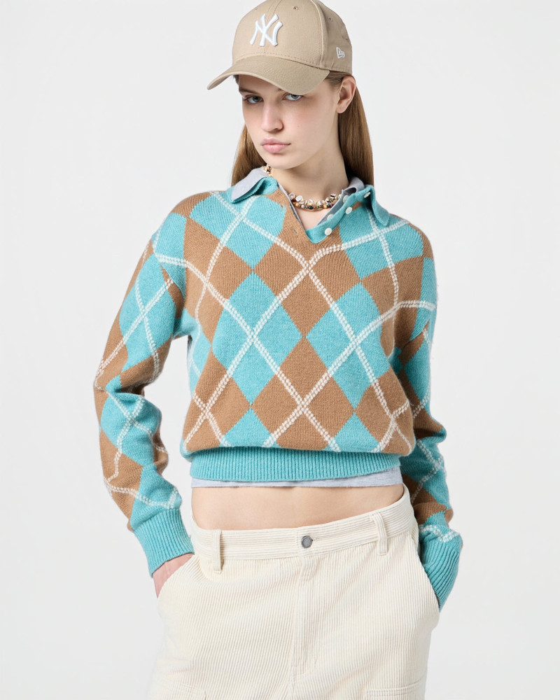 Collegiate Argyle Polo 6