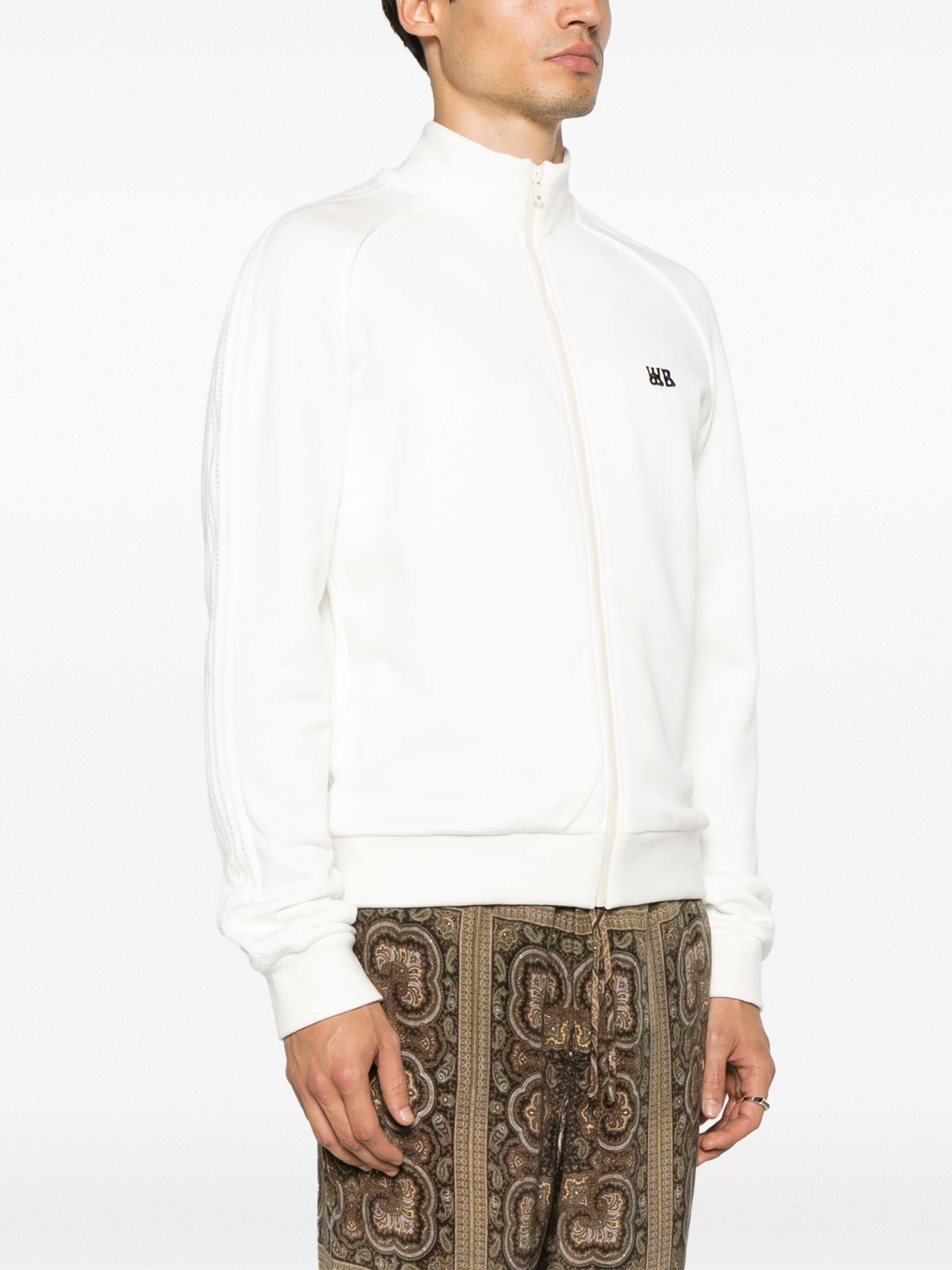 White Wander Track Jacket - 3