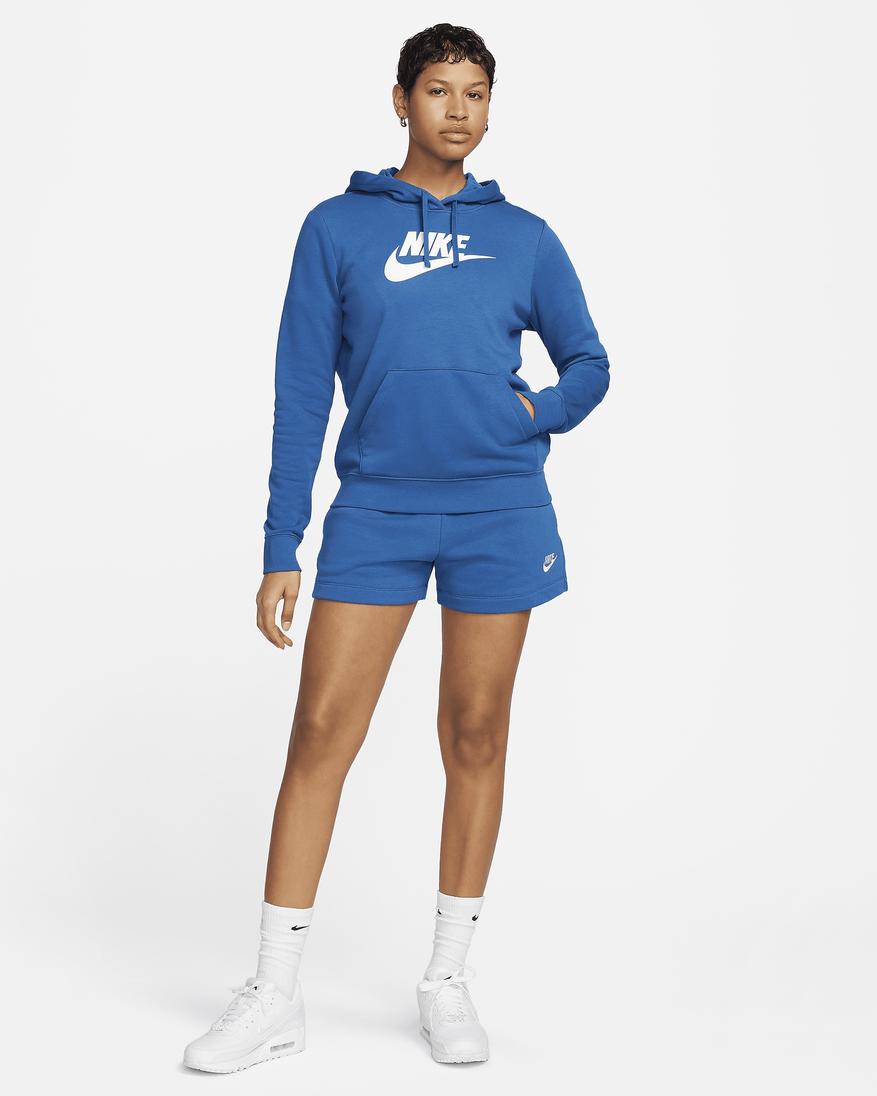 Nike Sportswear Club Fleece Women's Logo Pullover Hoodie - 6