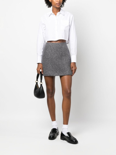 PATOU textured-knit mini skirt outlook