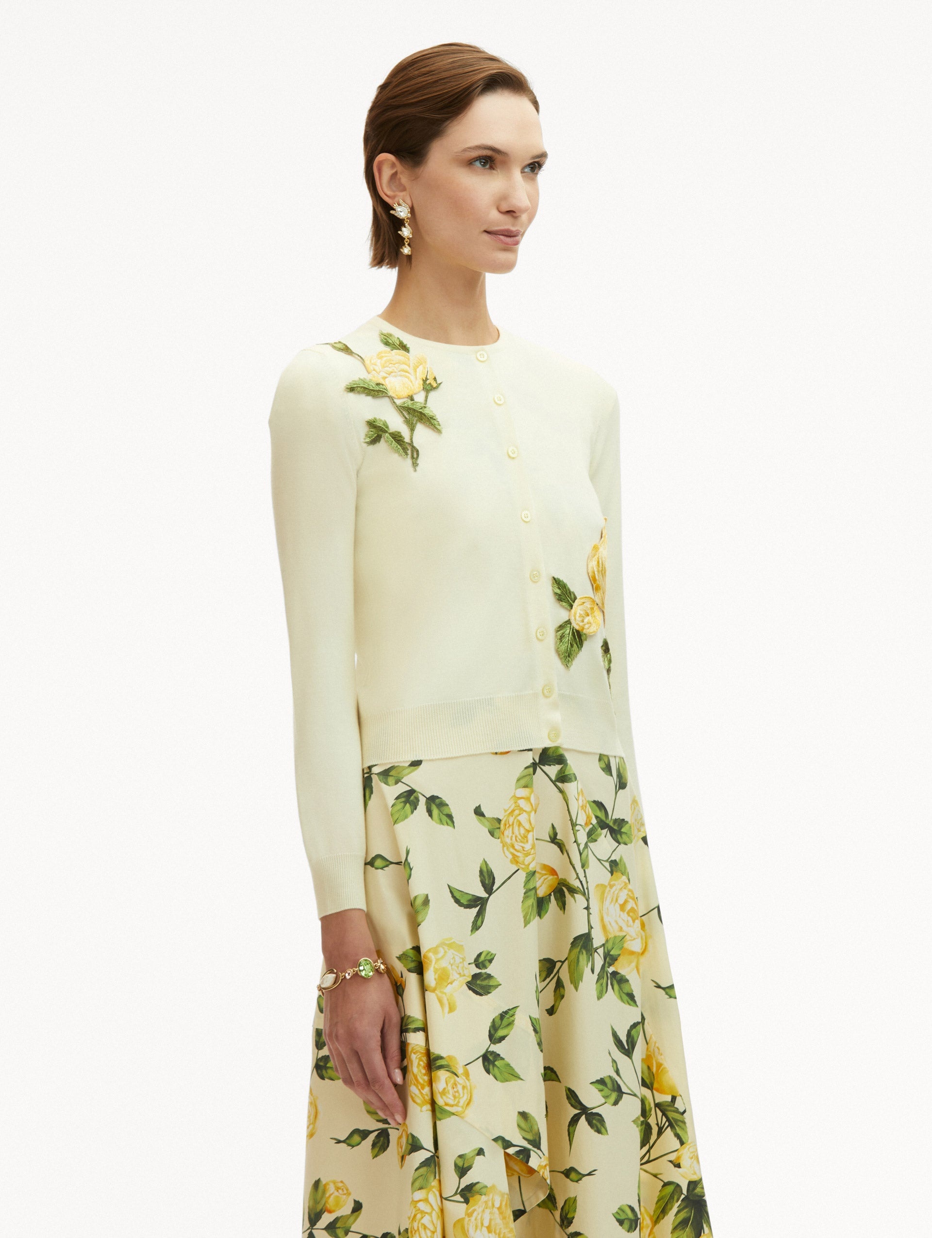 ENGLISH ROSE THREADWORK CARDIGAN - 5