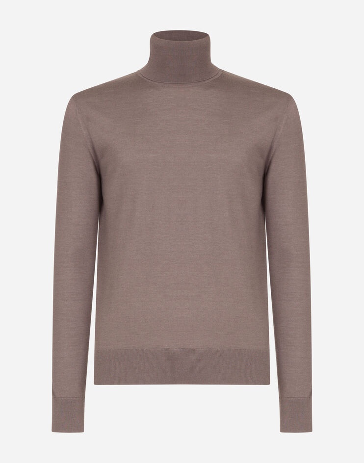 Cashmere and silk turtle-neck sweater - 3