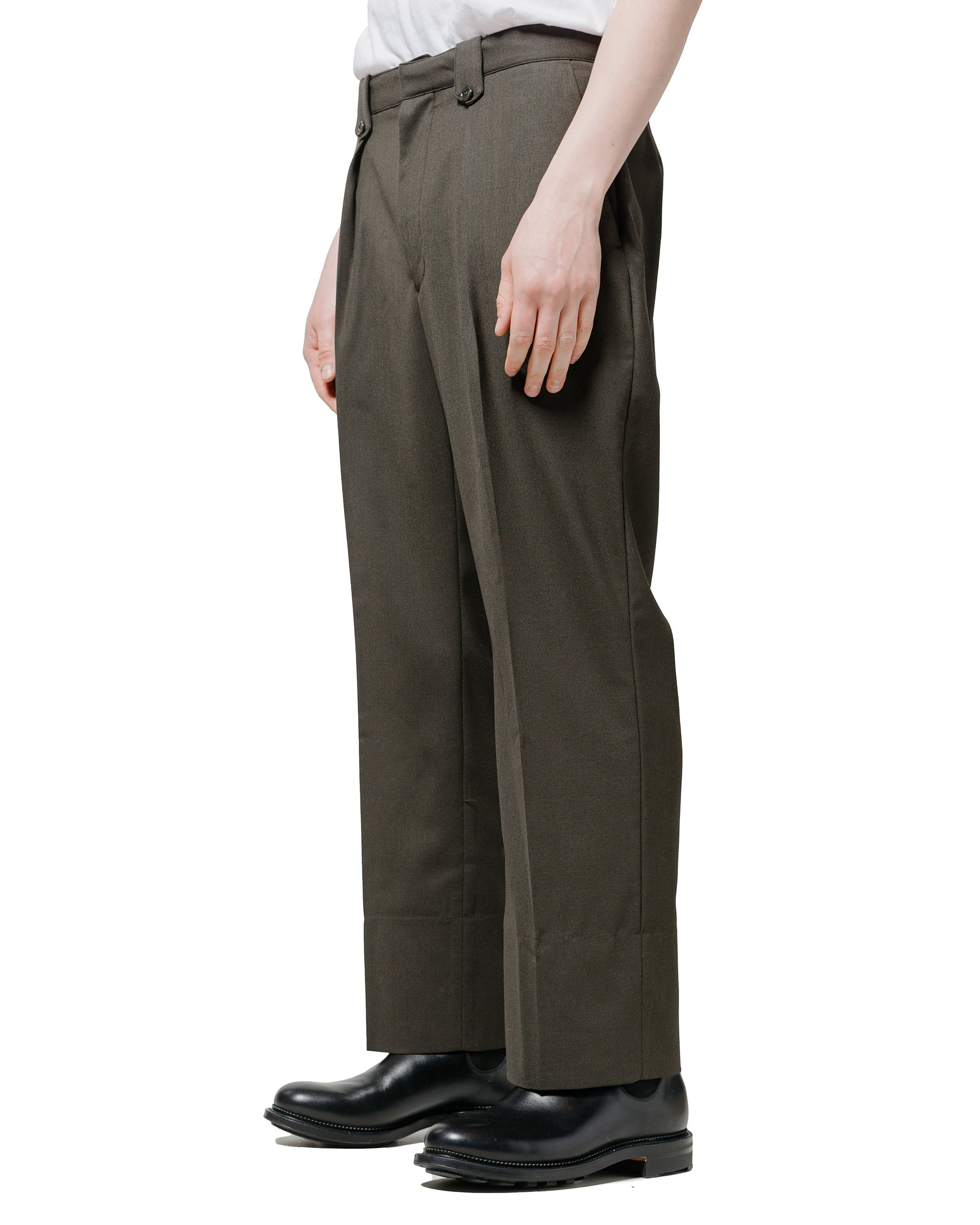 Hopsack Safari Trousers Forest - 2