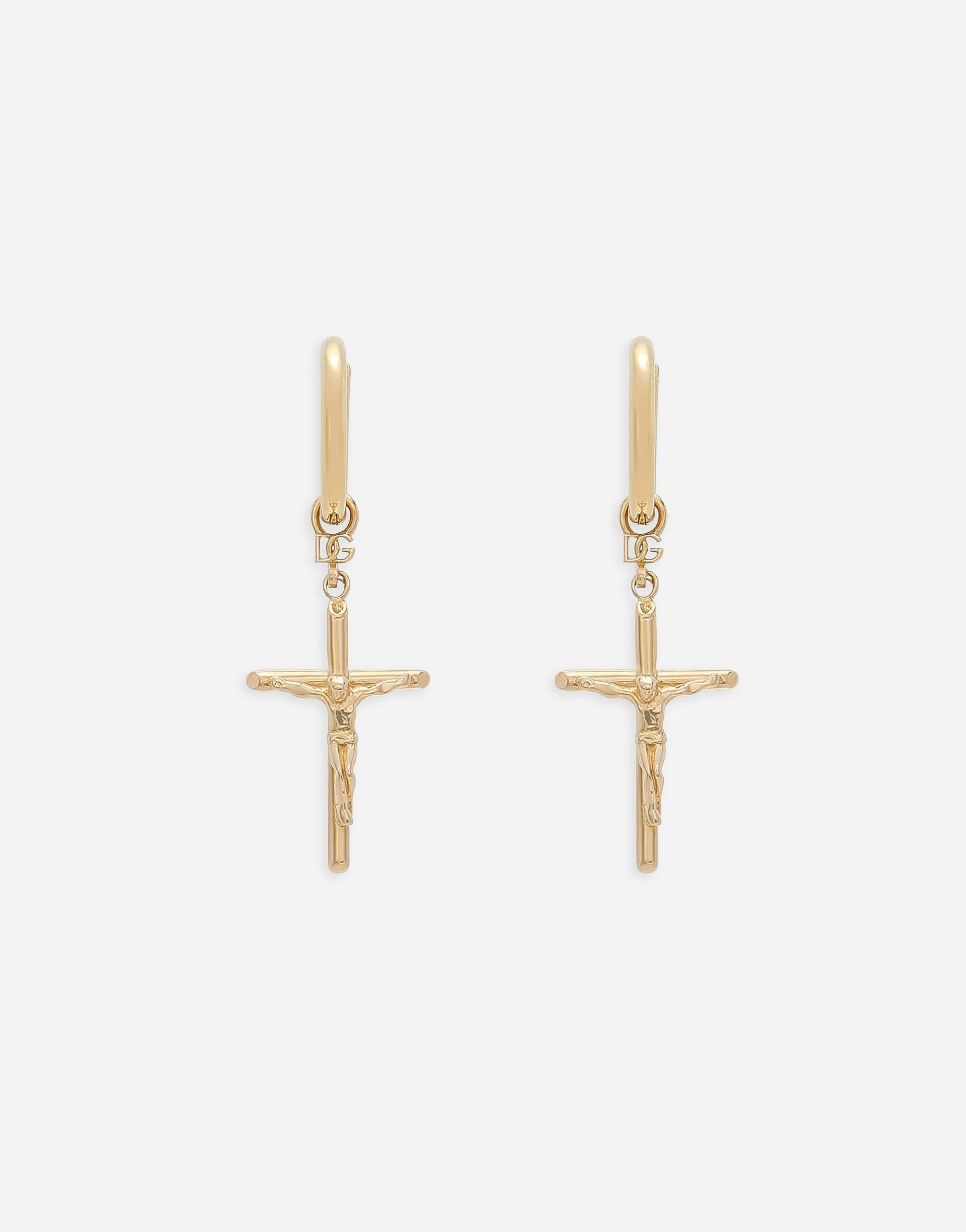 Stud earrings with “DNA” crosses - 1