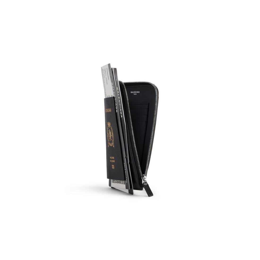 Men's Passport Phone Holder in Black - 3