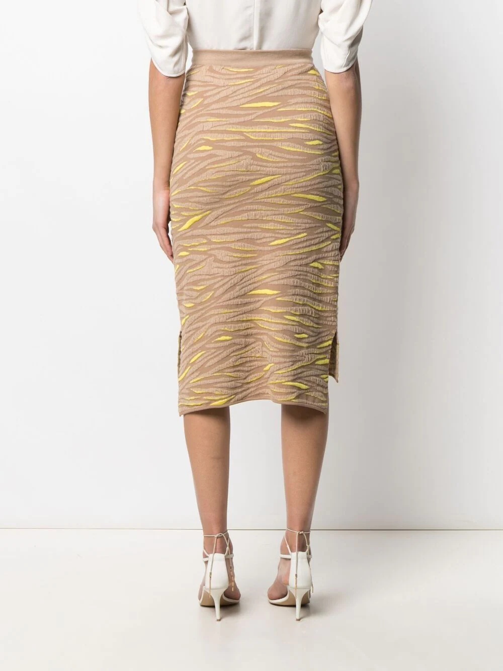 animal pattern knitted skirt - 4