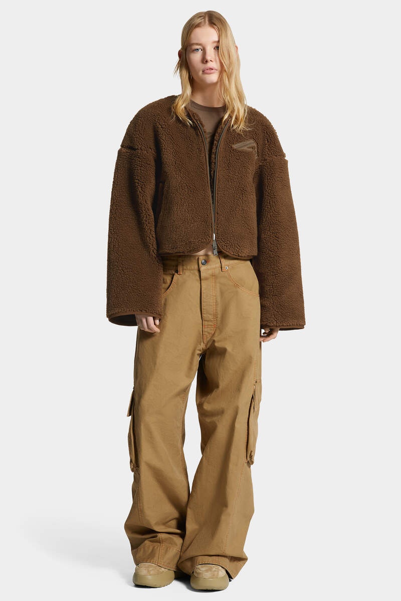 LOOSE TEDDY KABAN CREWNECK - 6