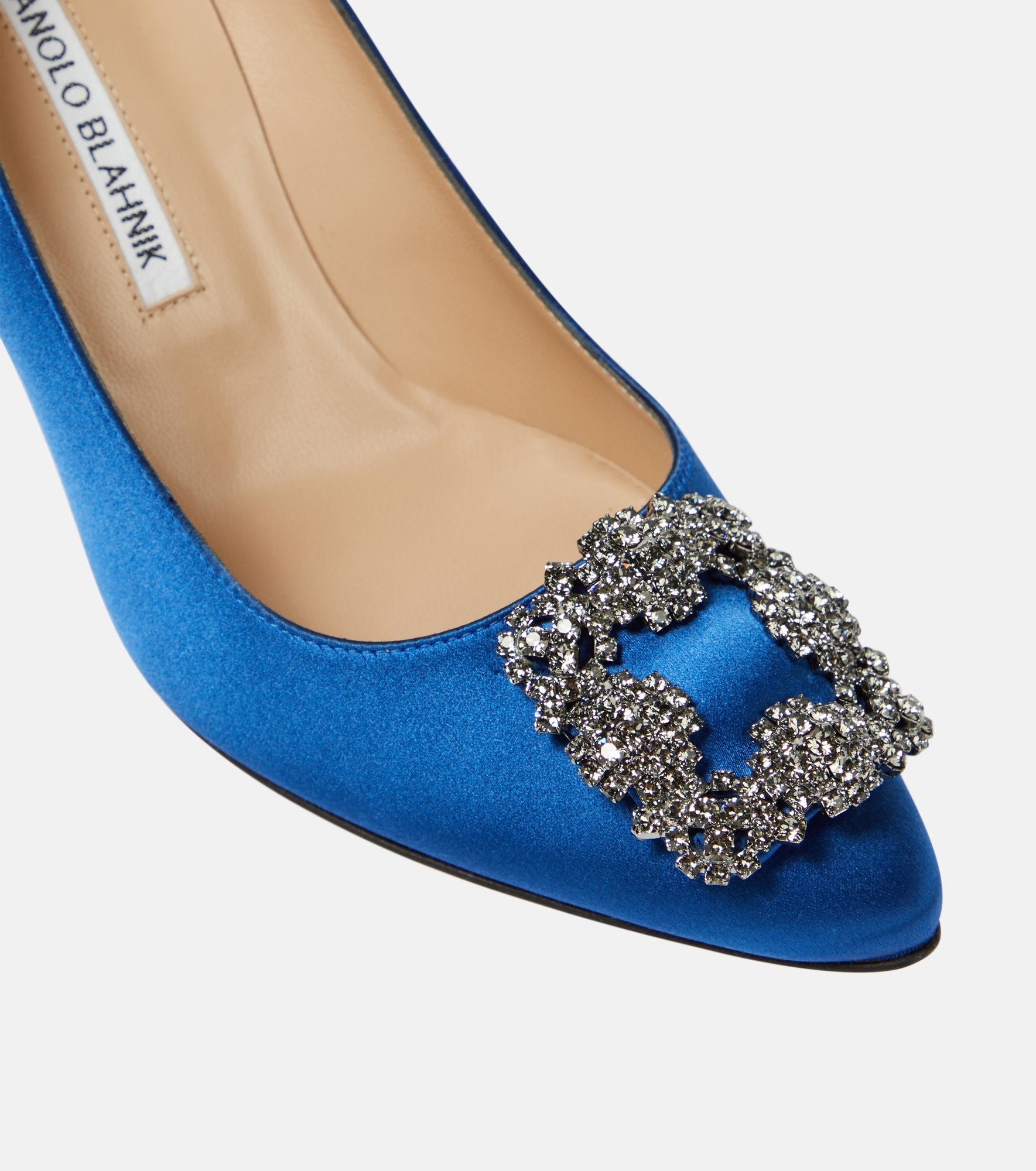 Hangisi 90 embellished satin pumps - 6