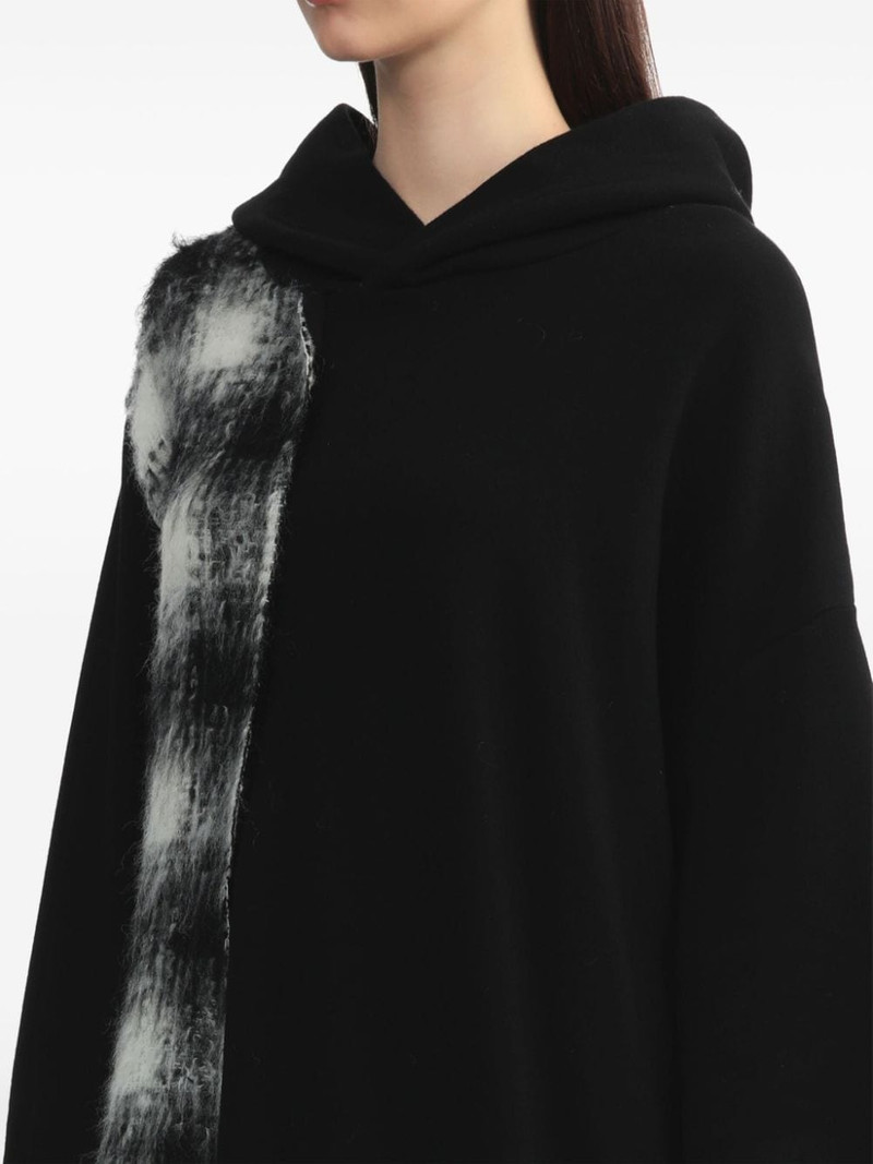 Panel-detailing hoodie 5