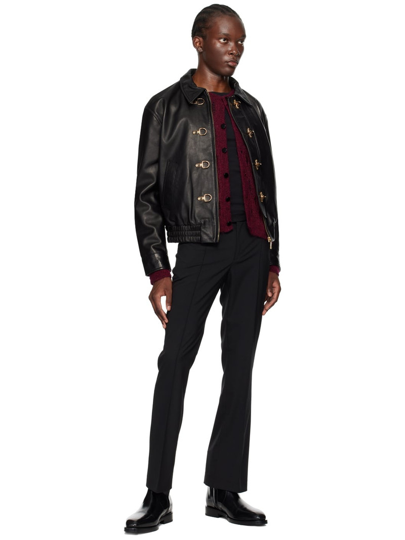 ERNEST W. BAKER Black Flare Trousers outlook
