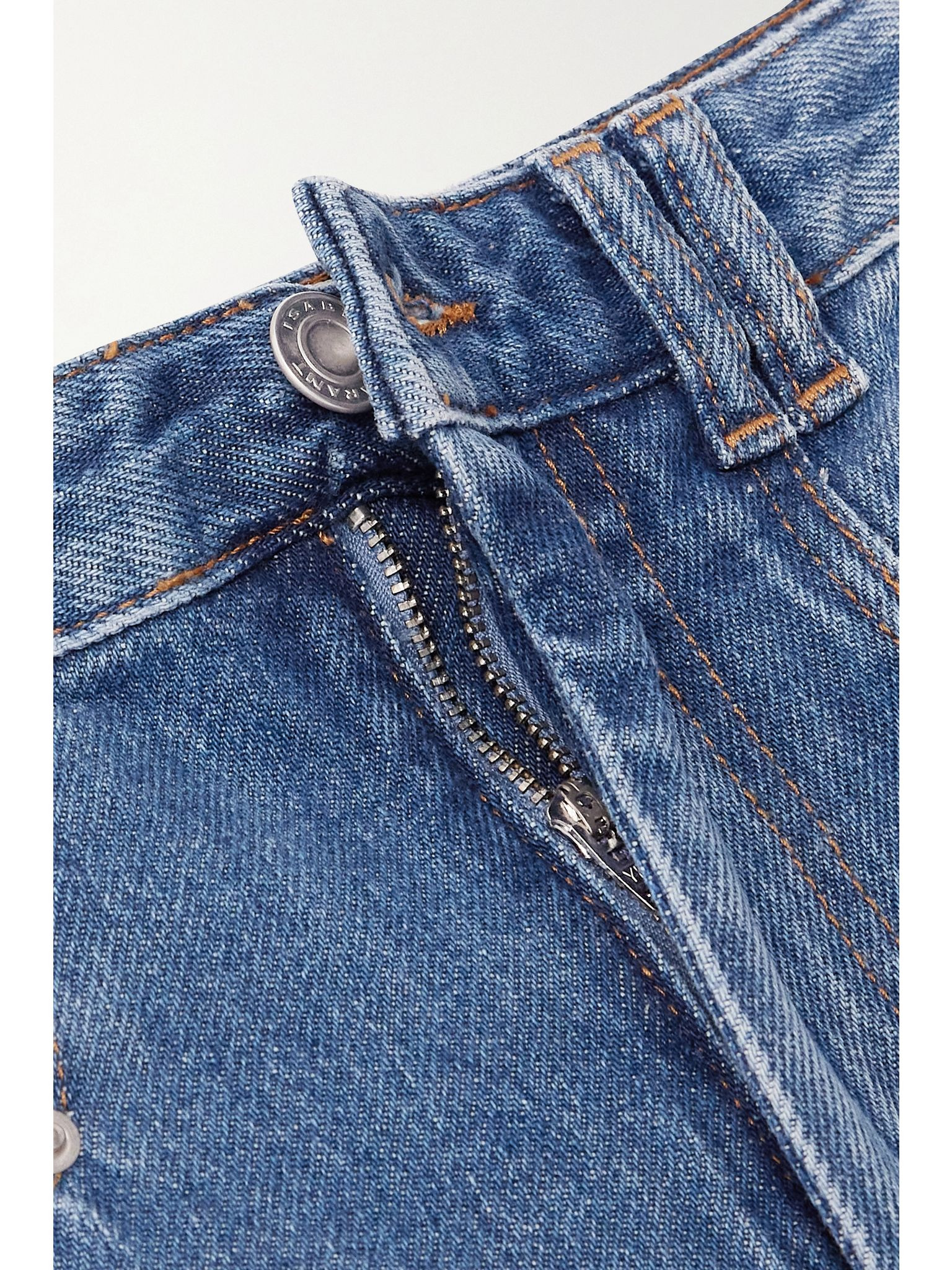 Lemony high-rise wide-leg jeans Mid denim - 4