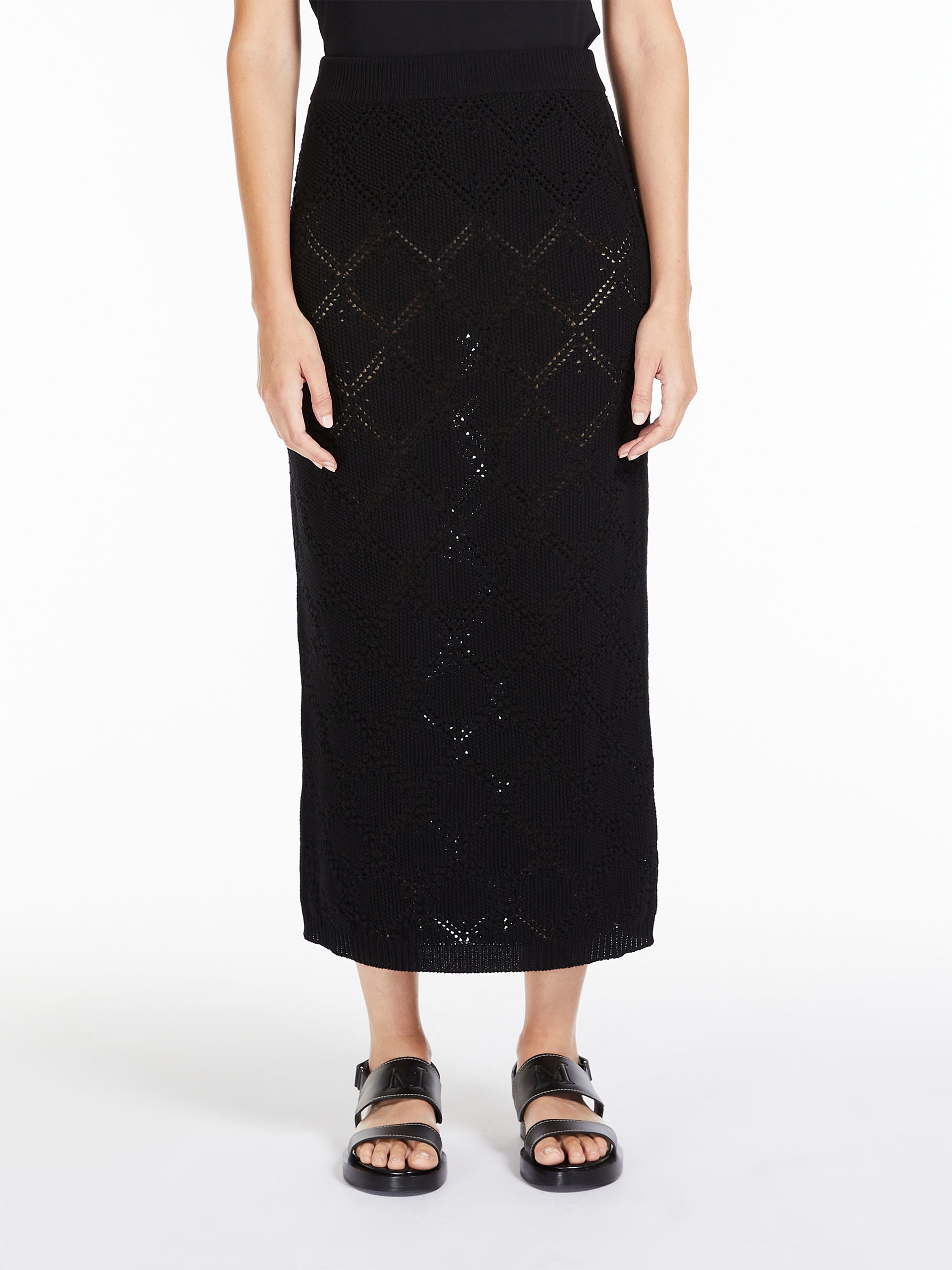 ORIETTA Cotton knit skirt - 3