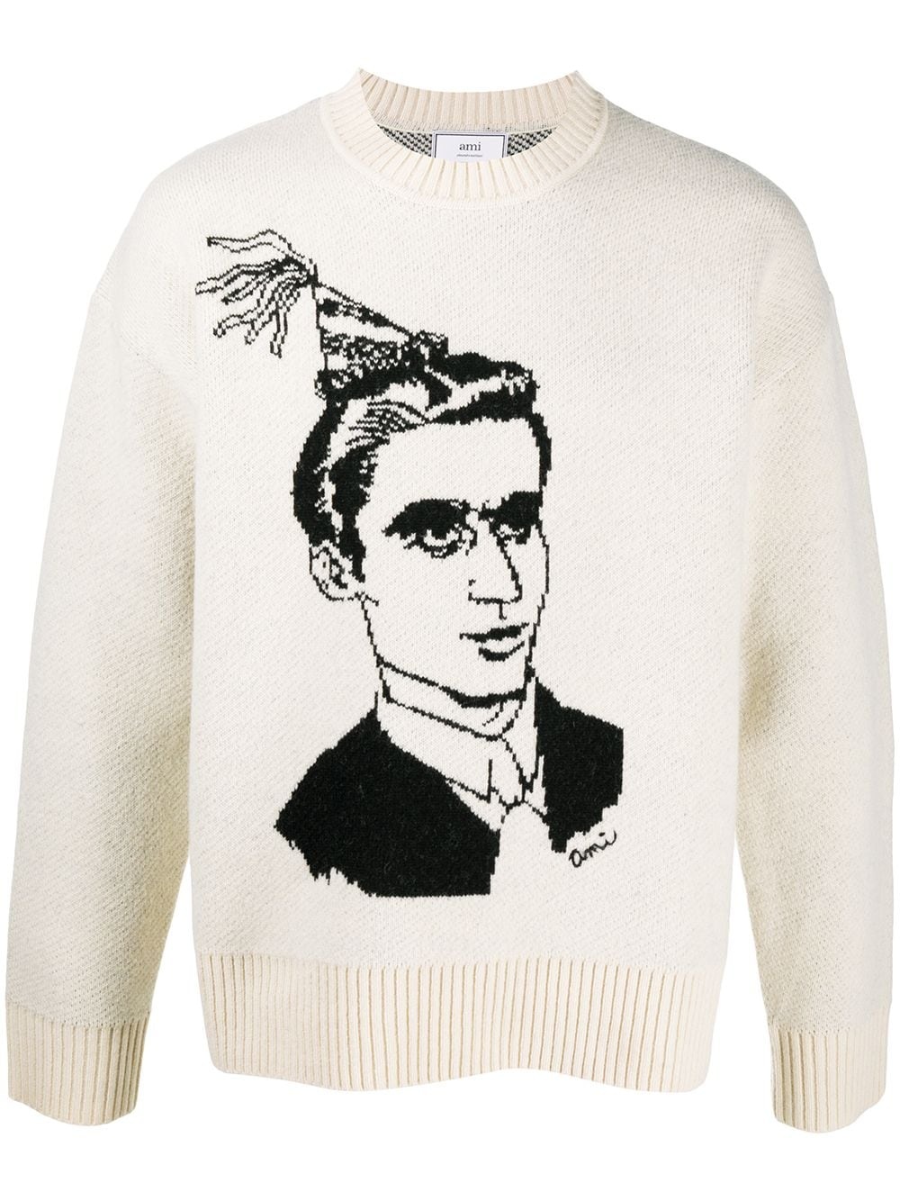 party man intarsia wool jumper - 1