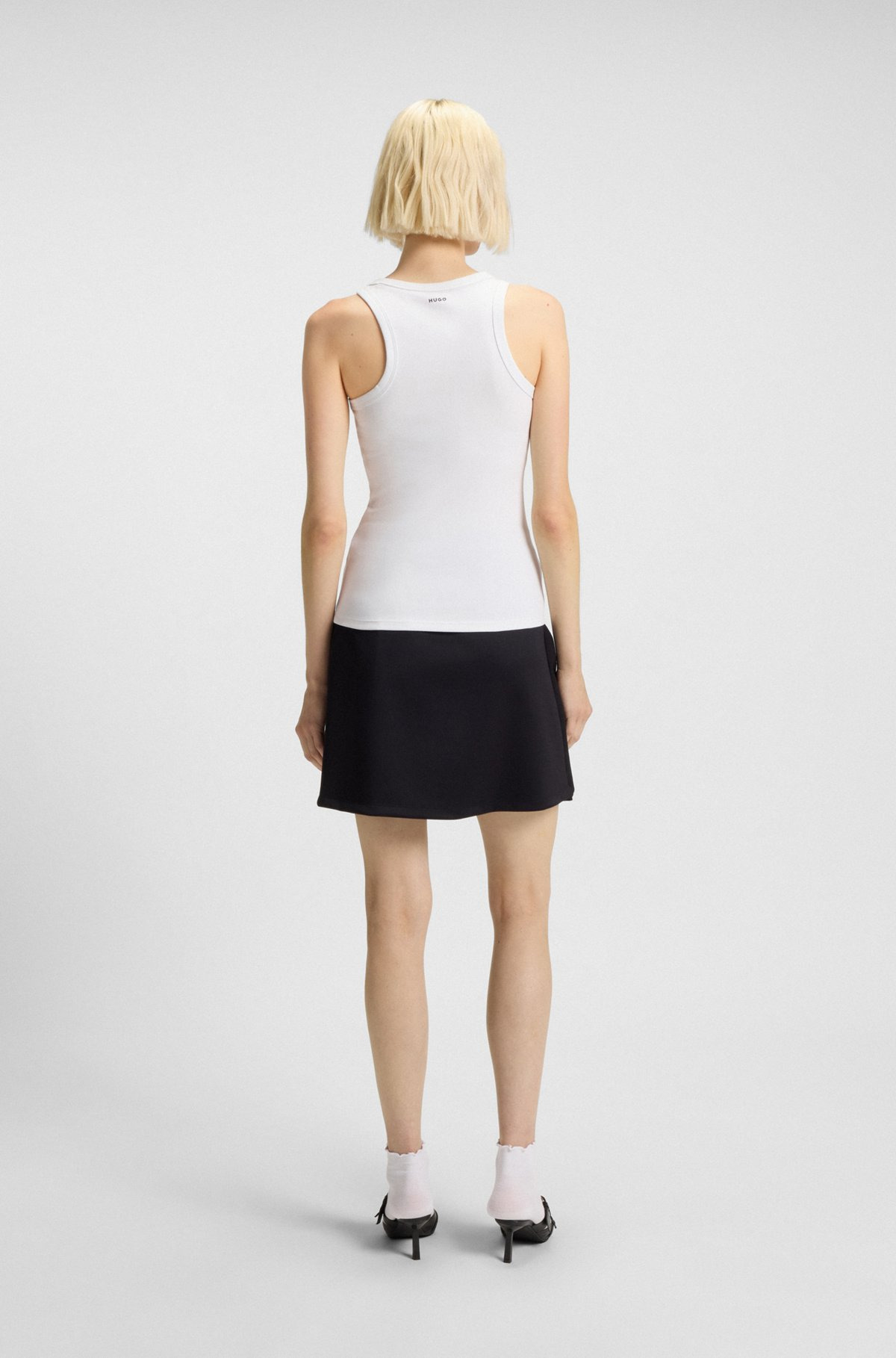 SLIM-FIT PANTS IN A STRETCH-COTTON - 4