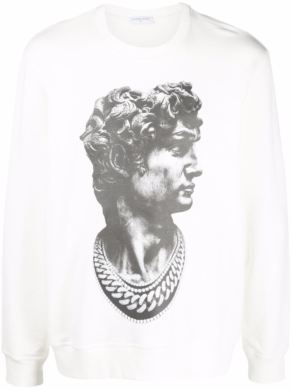 statue print sweatshirt - 1