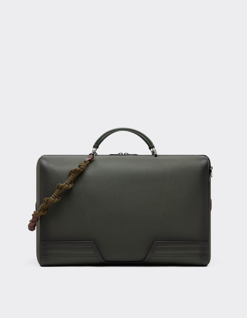 Reconditioned by Ferrari GT soft duffle bag in gradient-effect leather with scoubidou detail 5