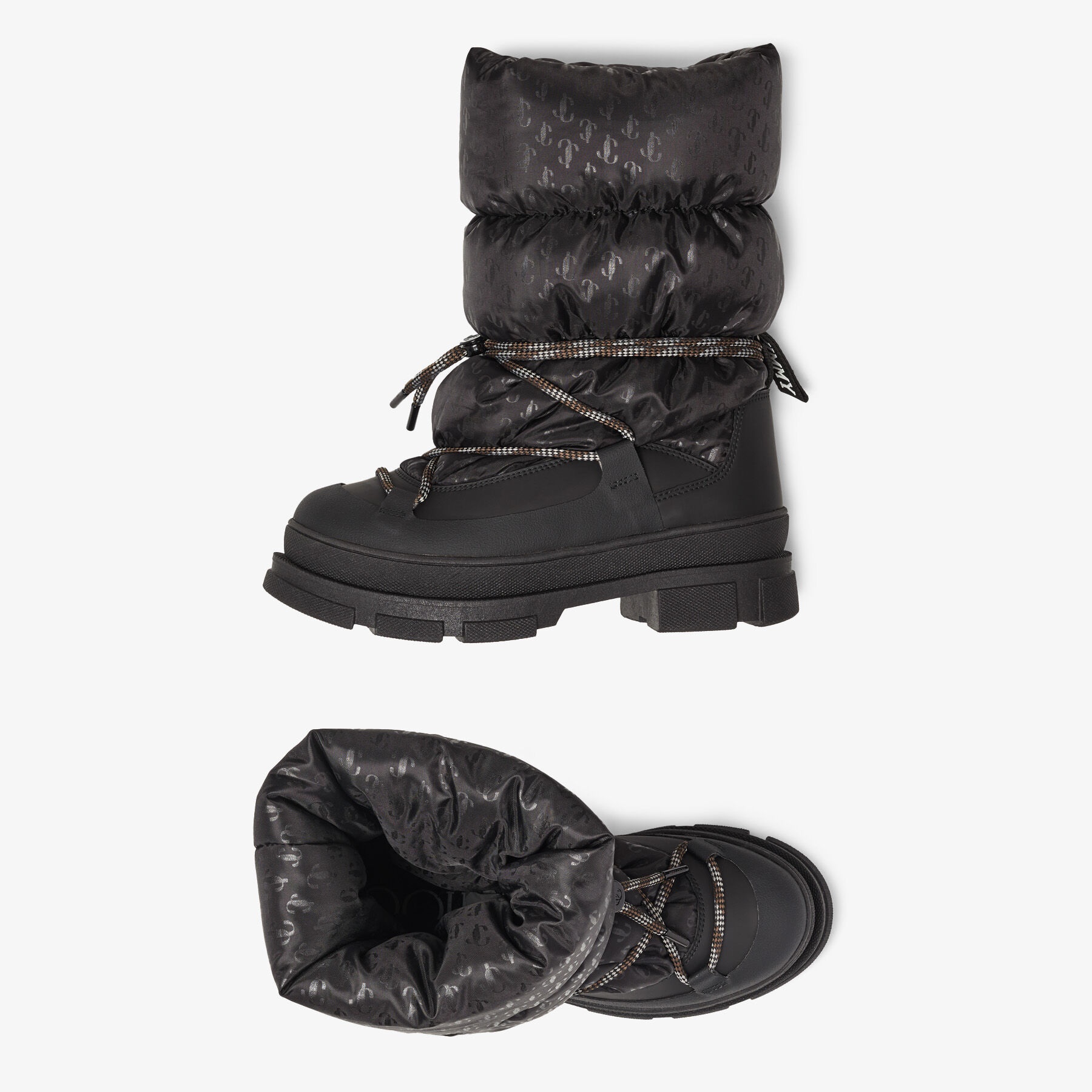 Yeda Monogram padded snow boots