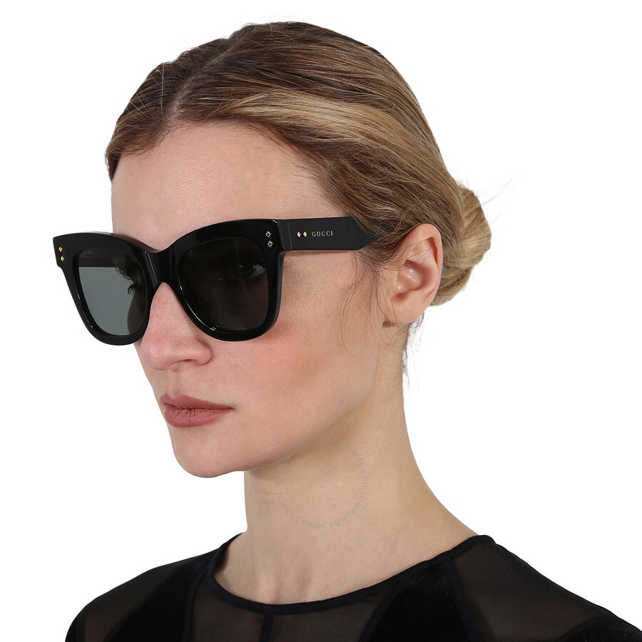 Gucci Grey Cat Eye Ladies Sunglasses GG1082S 001 52 - 2