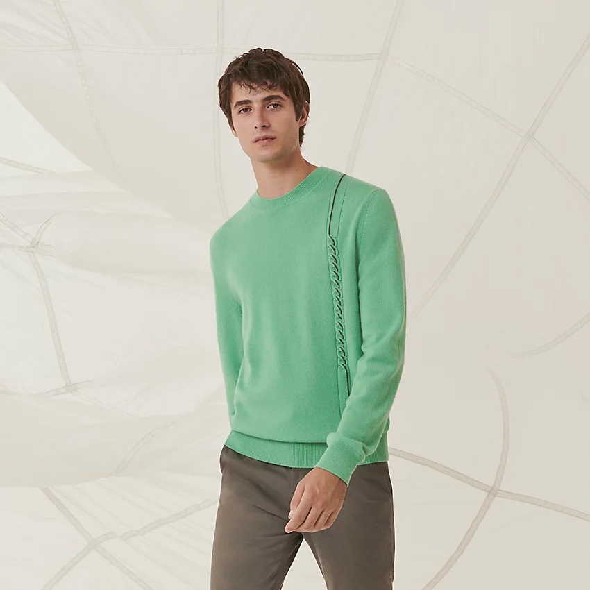 Cashmere crewneck sweater - 2