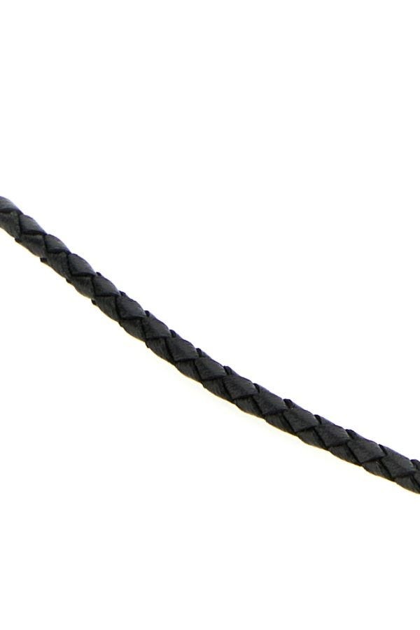 Black leather Medusa Biggie bracelet - 2