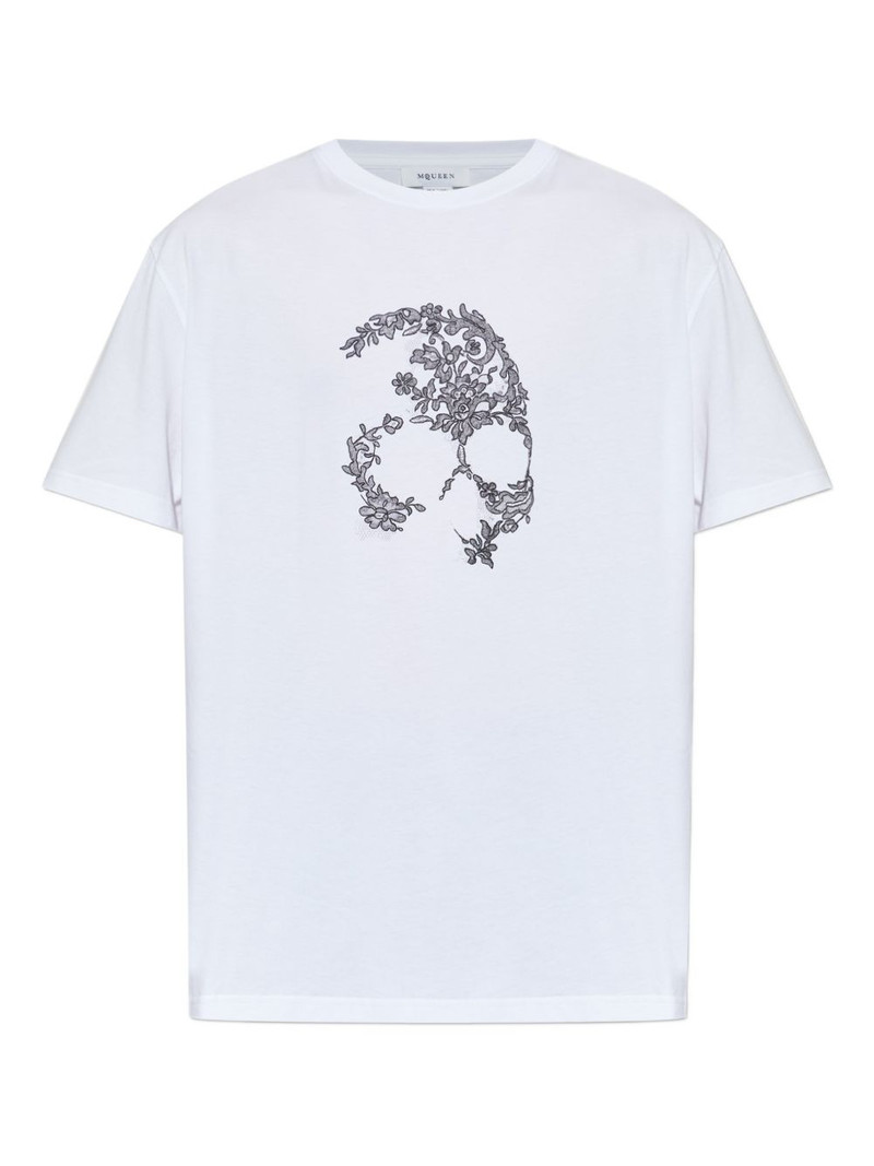 skull-print T-shirt 1