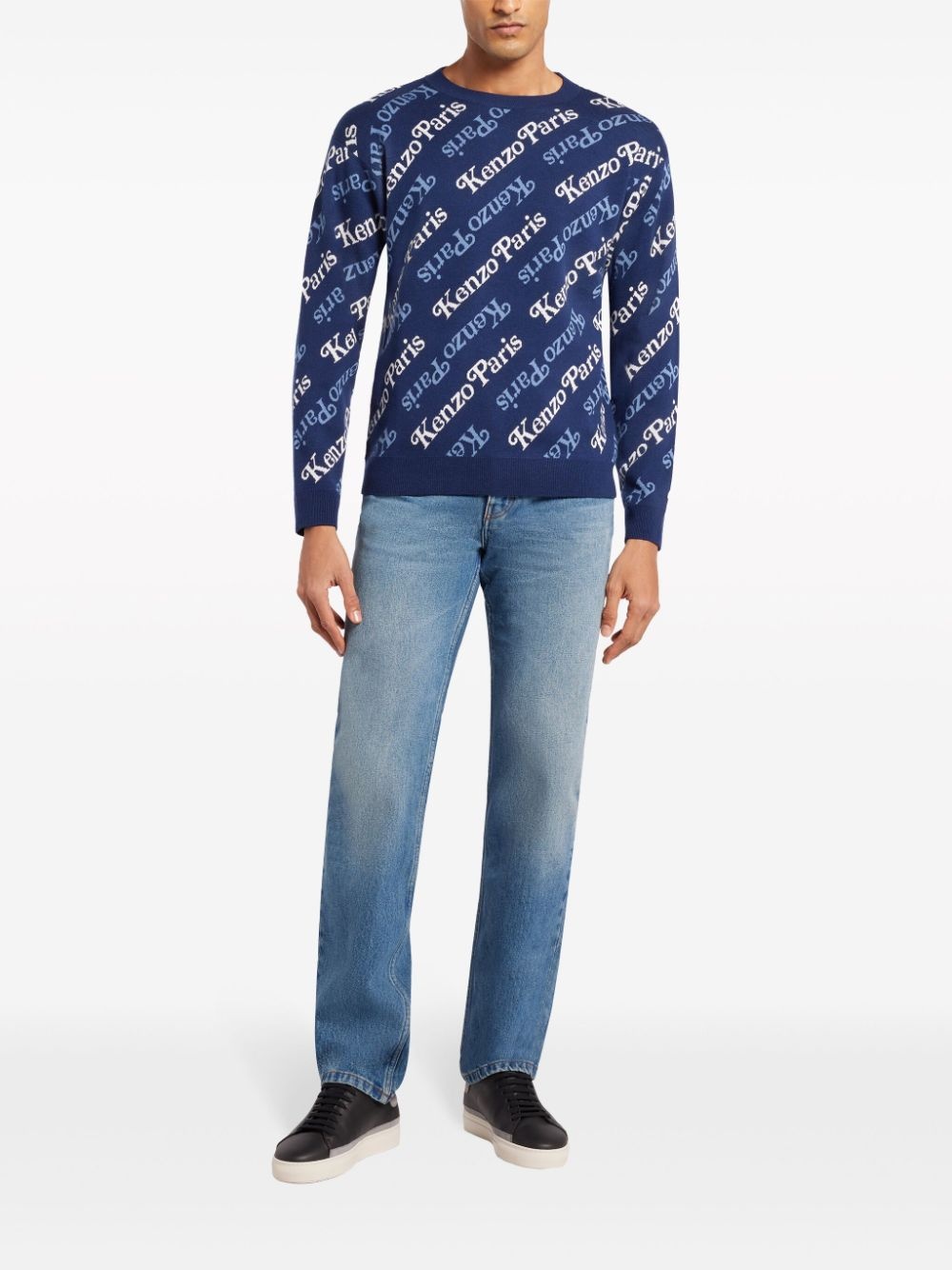 all-over monogram jumper - 2