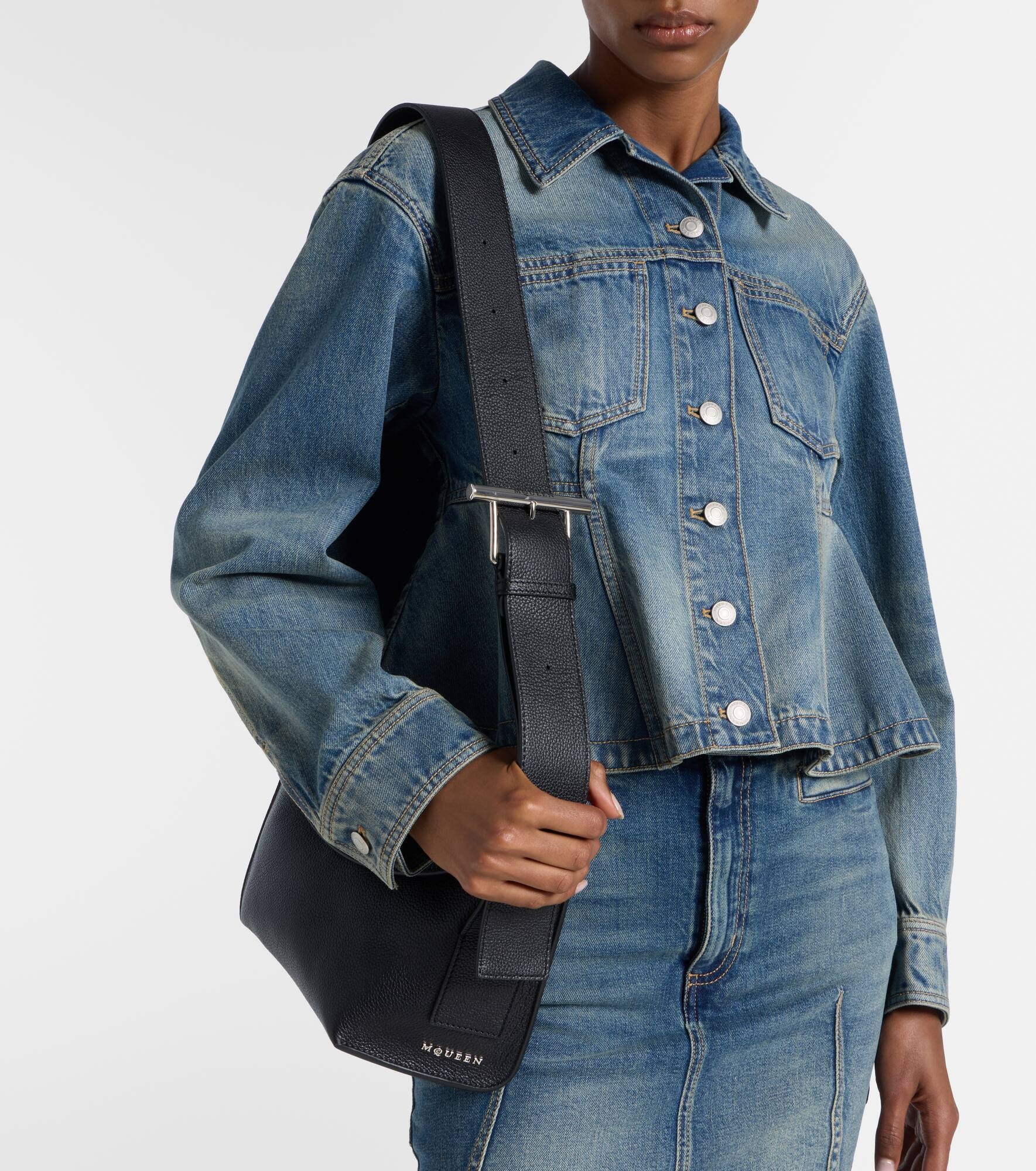 T-Bar leather shoulder bag - 2
