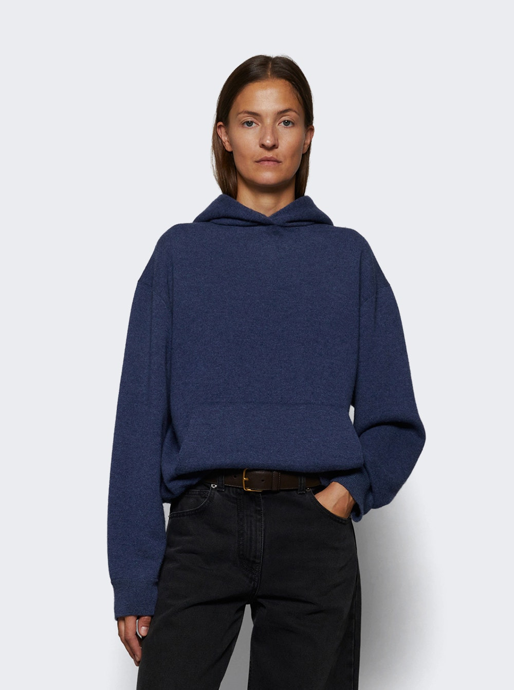 Levine Sweatshirt Blue Melange - 2