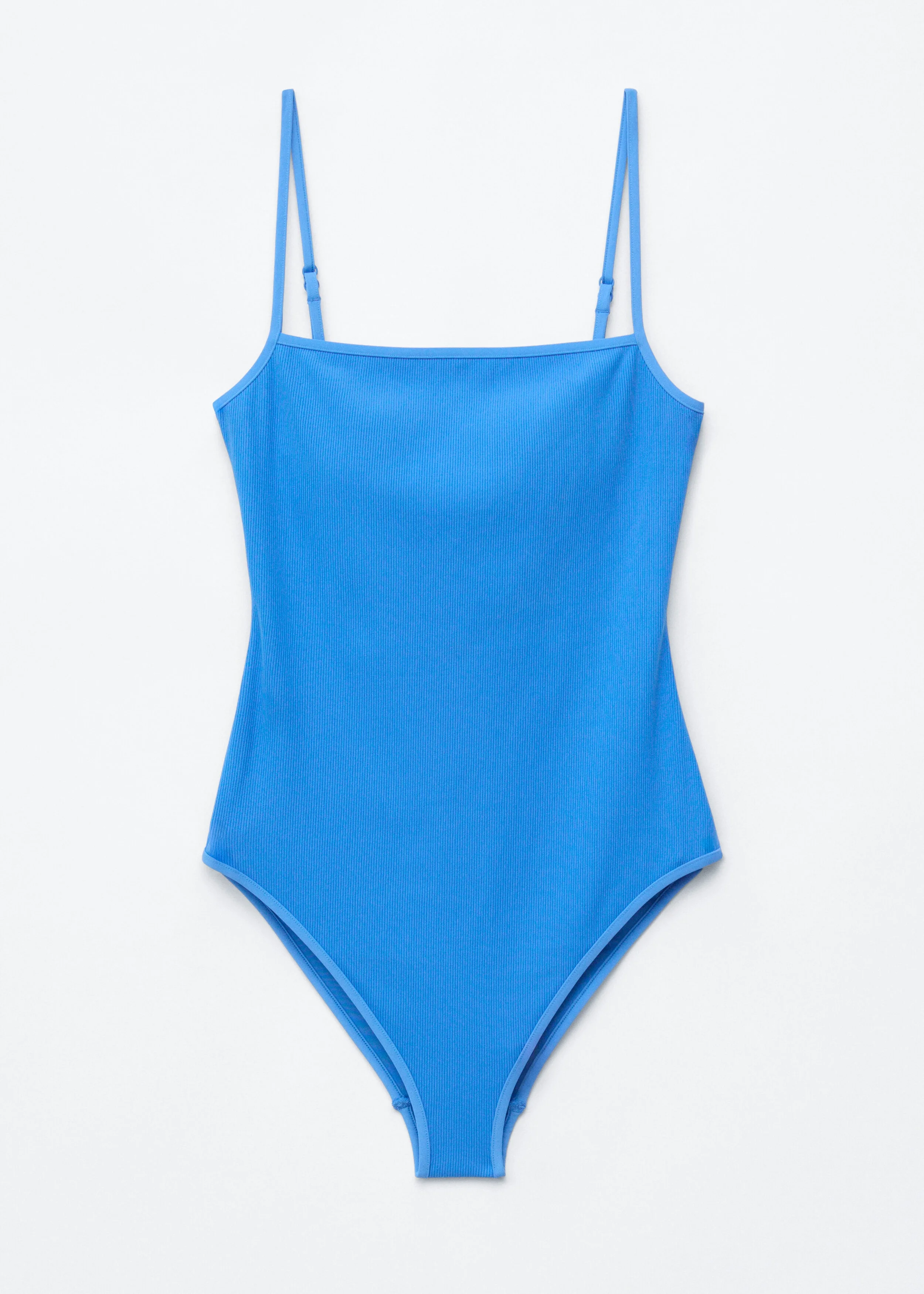 Square-Neck Swimsuit - 1