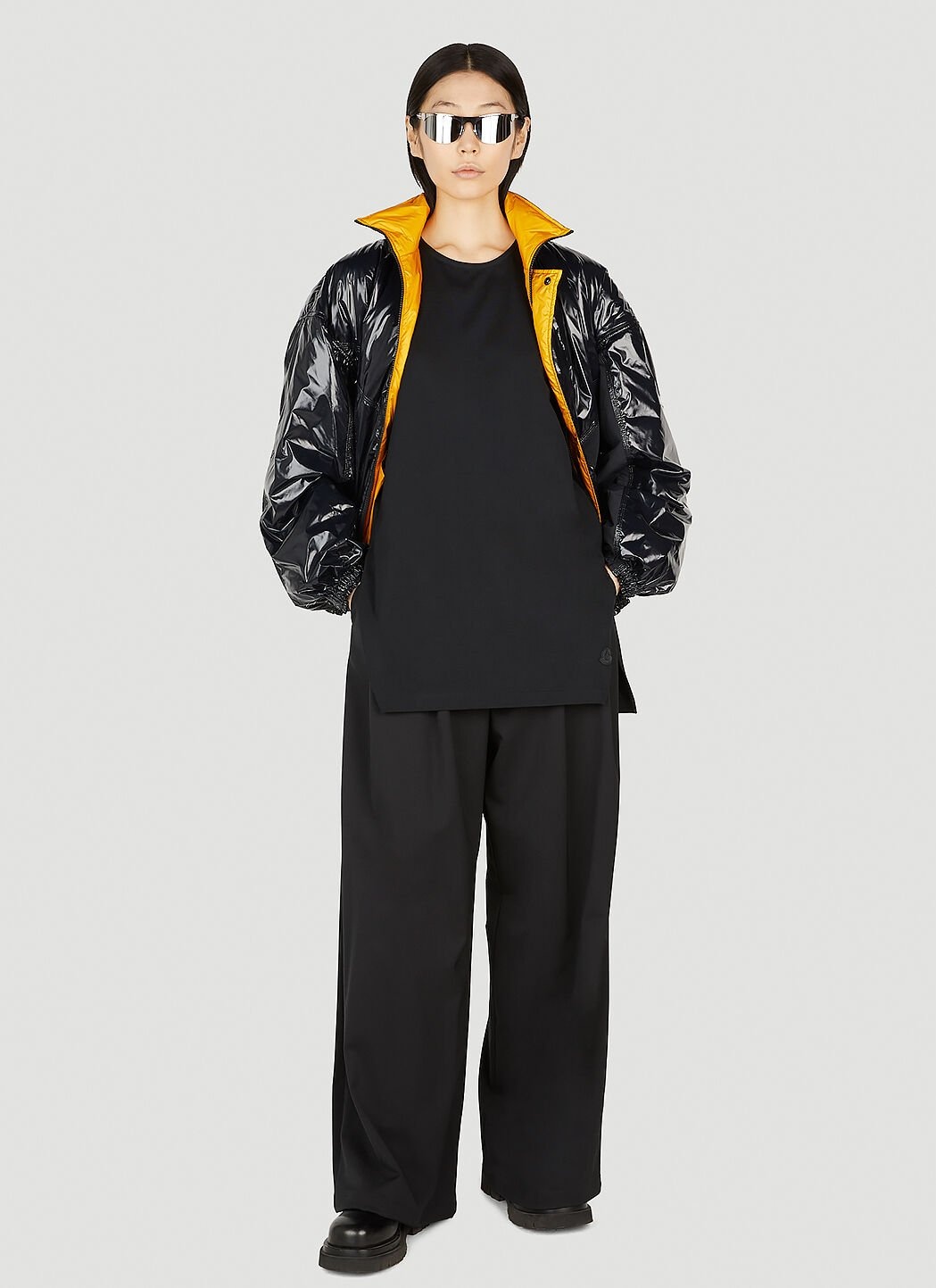 MONCLER◇×ALICIA KEYS/パーカー/M/コットン/BLK/I109F8G00002 M3320