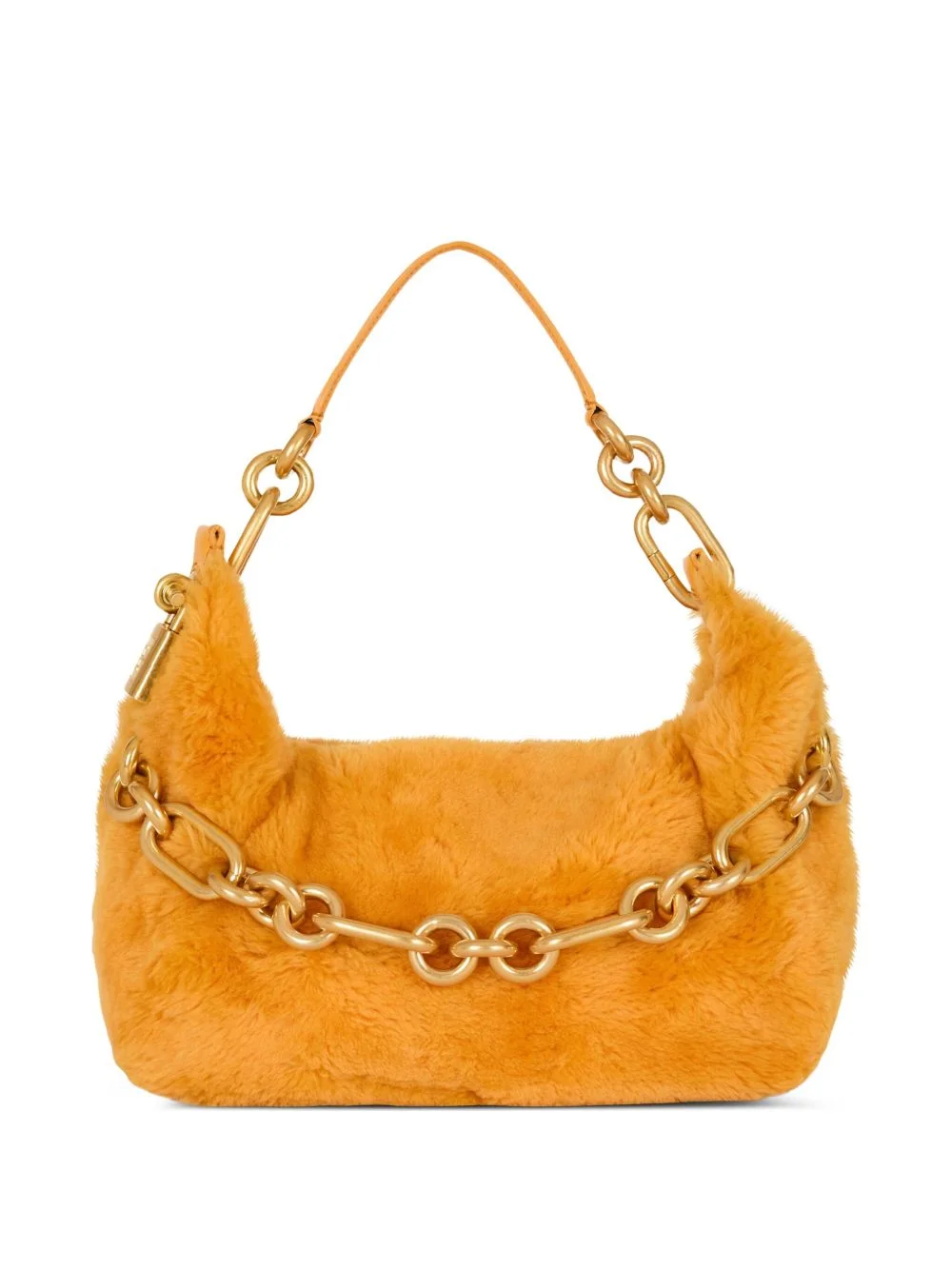 medium Sync shearling chain shoulder bag - 1