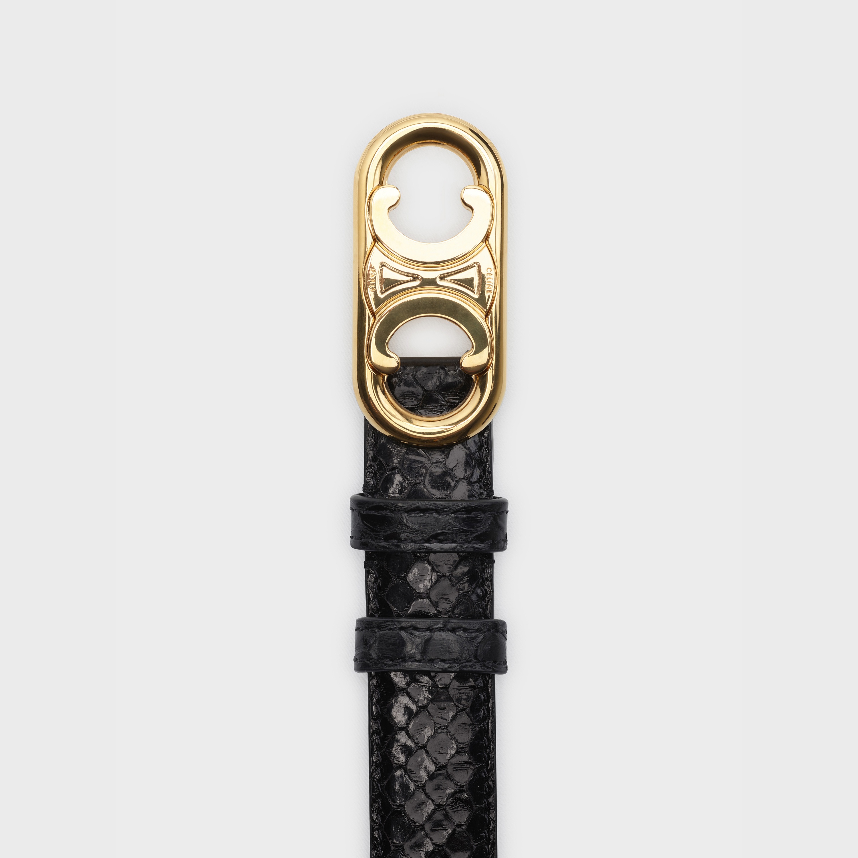 MEDIUM MAILLON TRIOMPHE BELT in Watersnake - 2