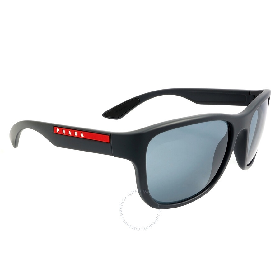 Prada Linea Rossa Grey Mirror Square Men's Sunglasses PS 01US UFK5L0 59 - 3