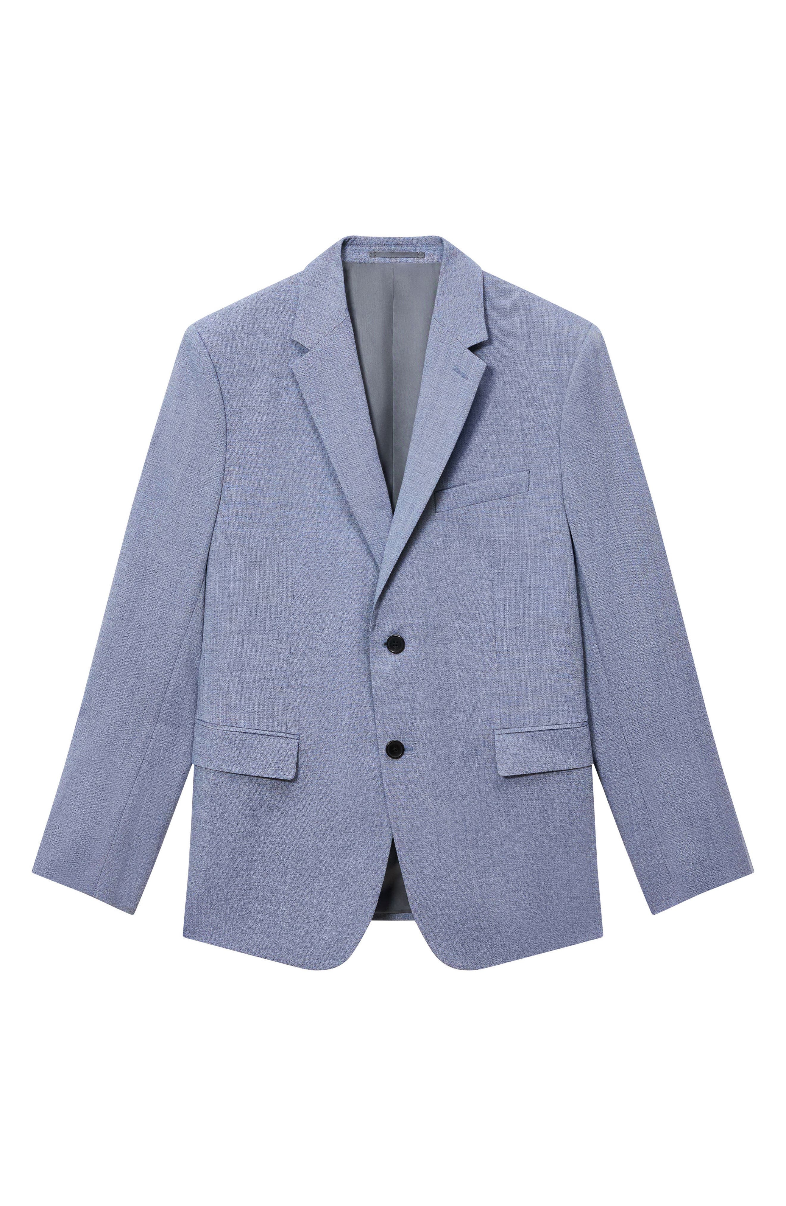 Theory Chambers Wool Blend Sport Coat in Light Indigo at Nordstrom - 5