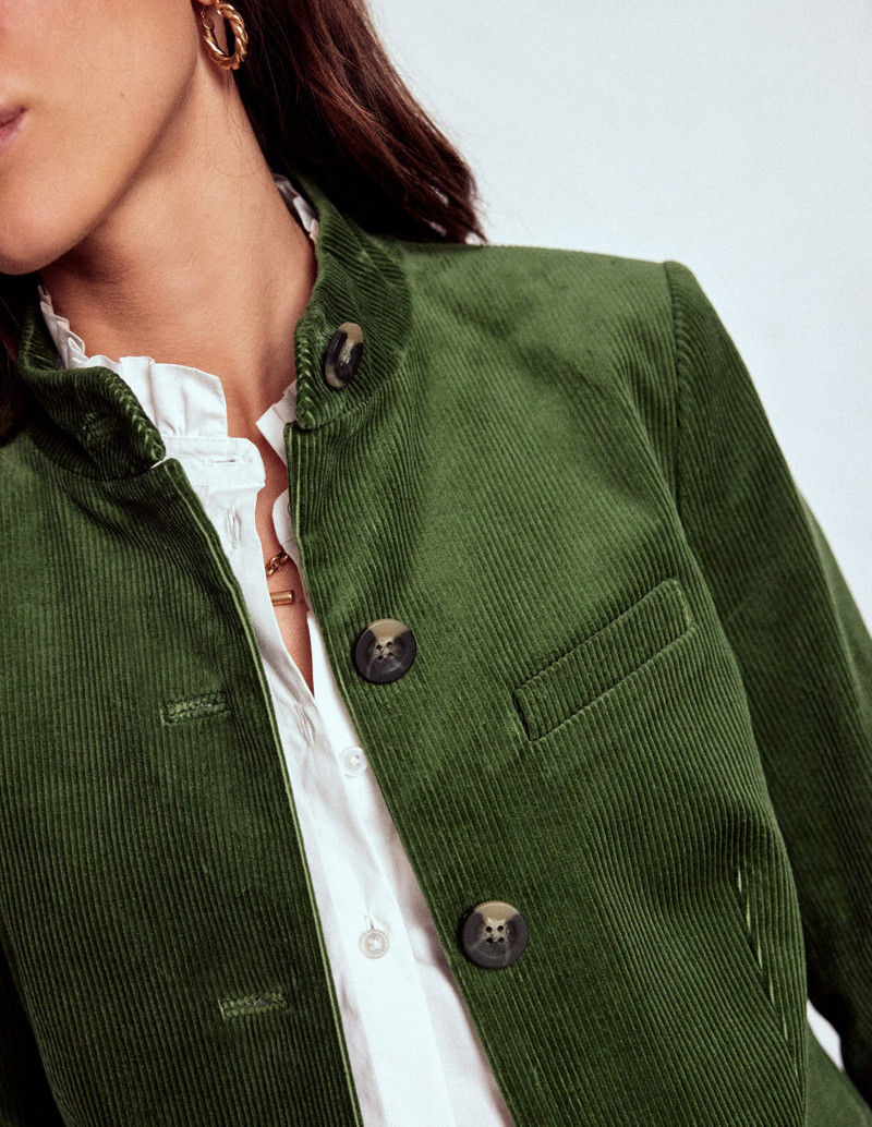 Military Cord Jacket-Fern 3