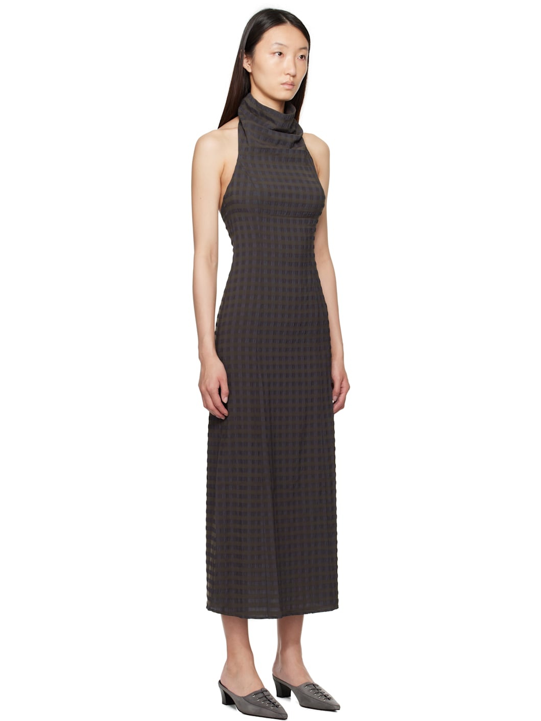Brown & Blue Olin Maxi Dress - 2