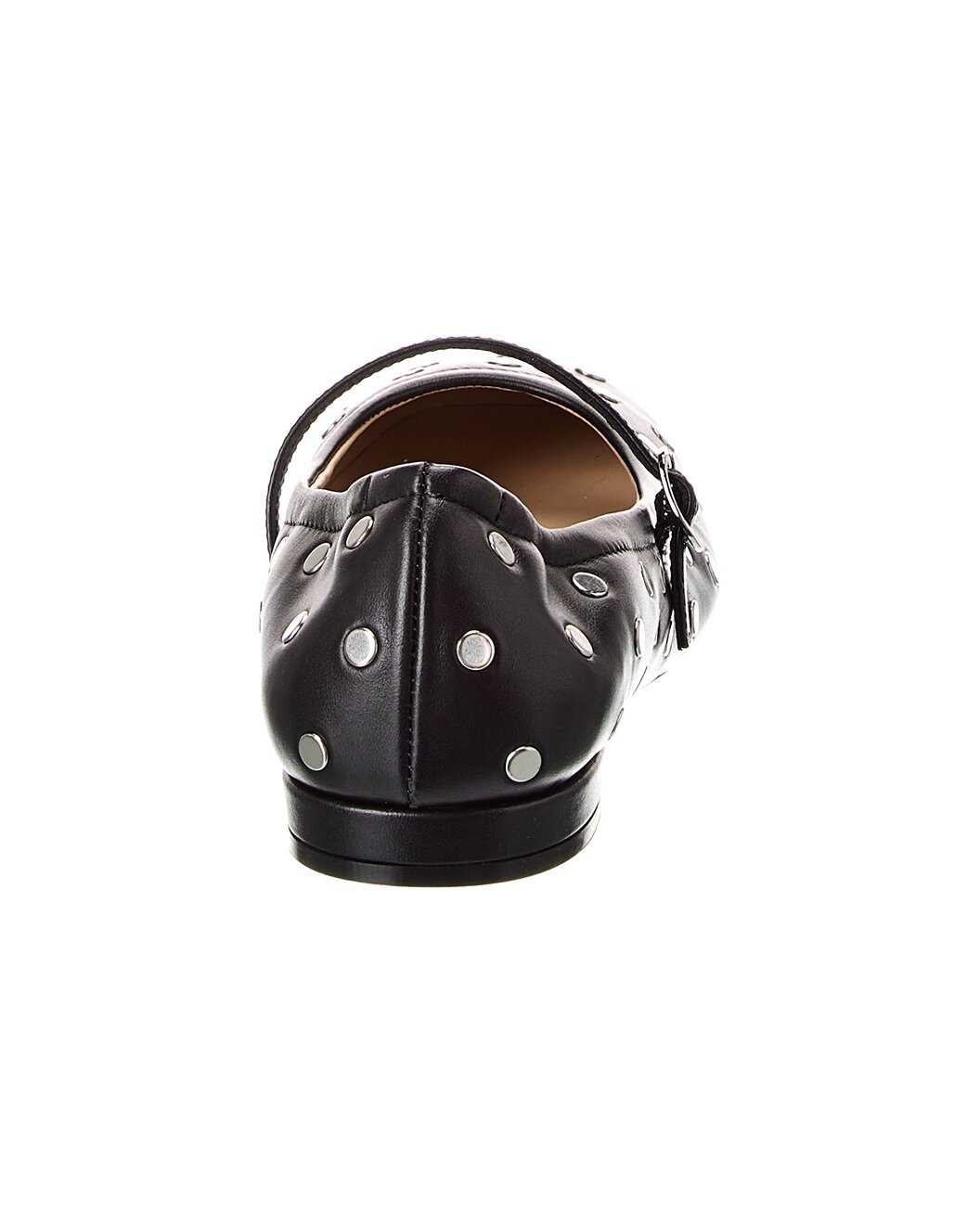 Stuart Weitzman Claris Stud Leather Ballet Flt - 3