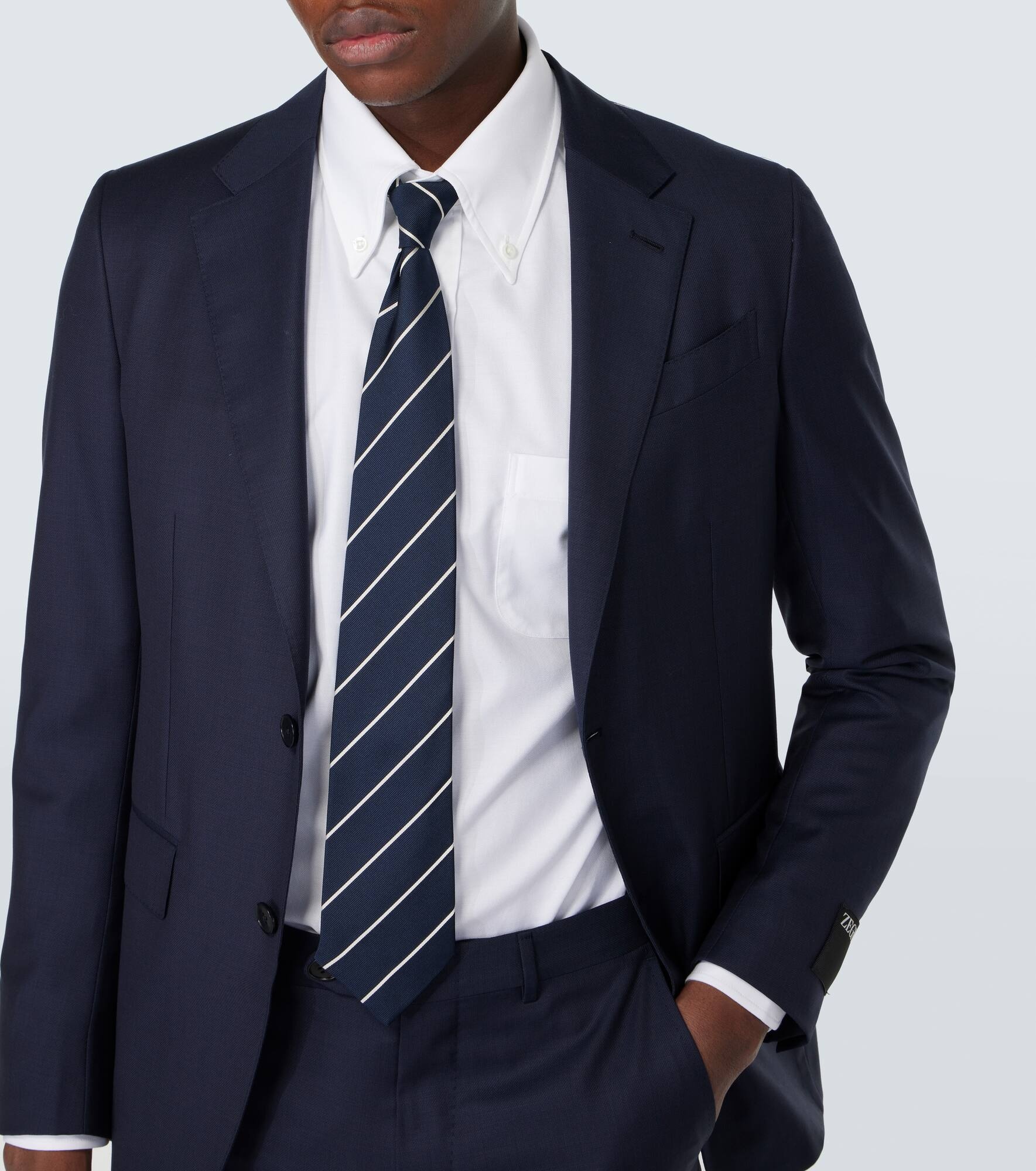 Agui cotton poplin Oxford shirt - 5