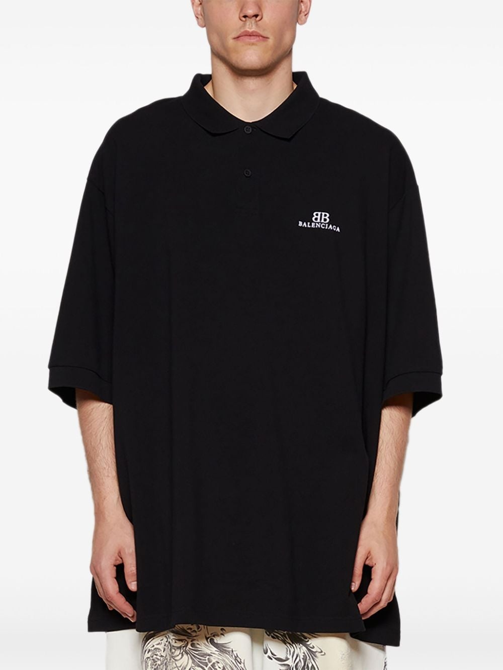 【Balenciaga 】T-Shirts And Polos Balenciaga × Lamborghini LOGO PRINT OVERSIZED T-SHIRT SIZE