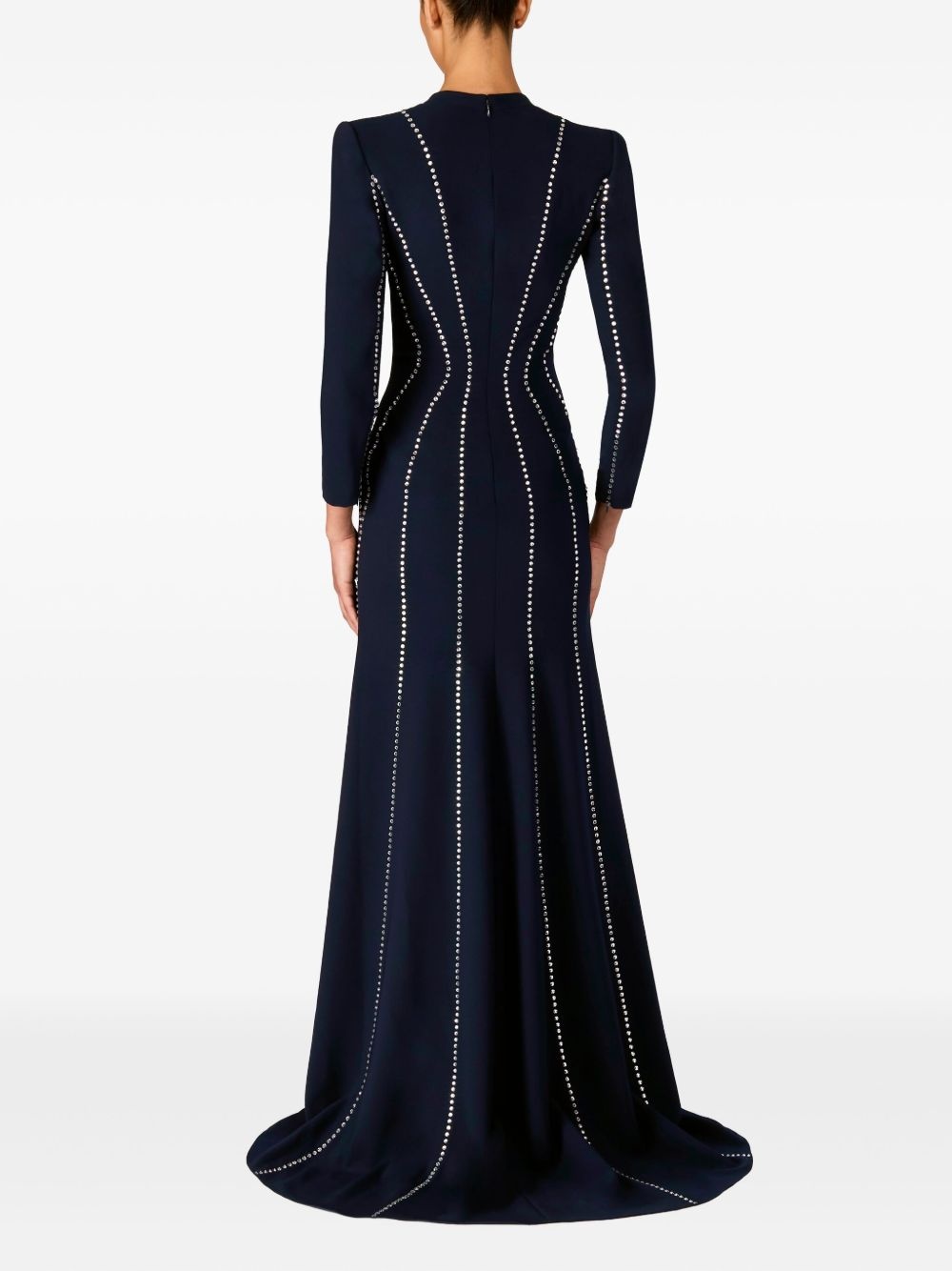 Victoire V-neck embellished gown - 3