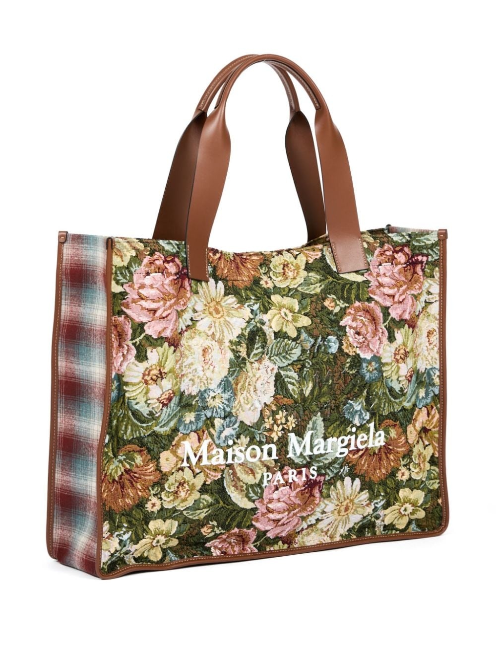 large floral-print tote bag - 5