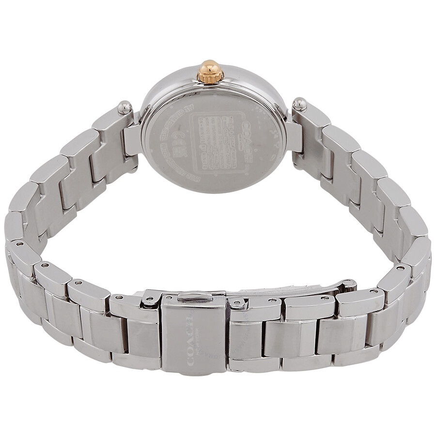 Coach Park Quartz Crystal Silver White Ladies Watch 14000092 - 3