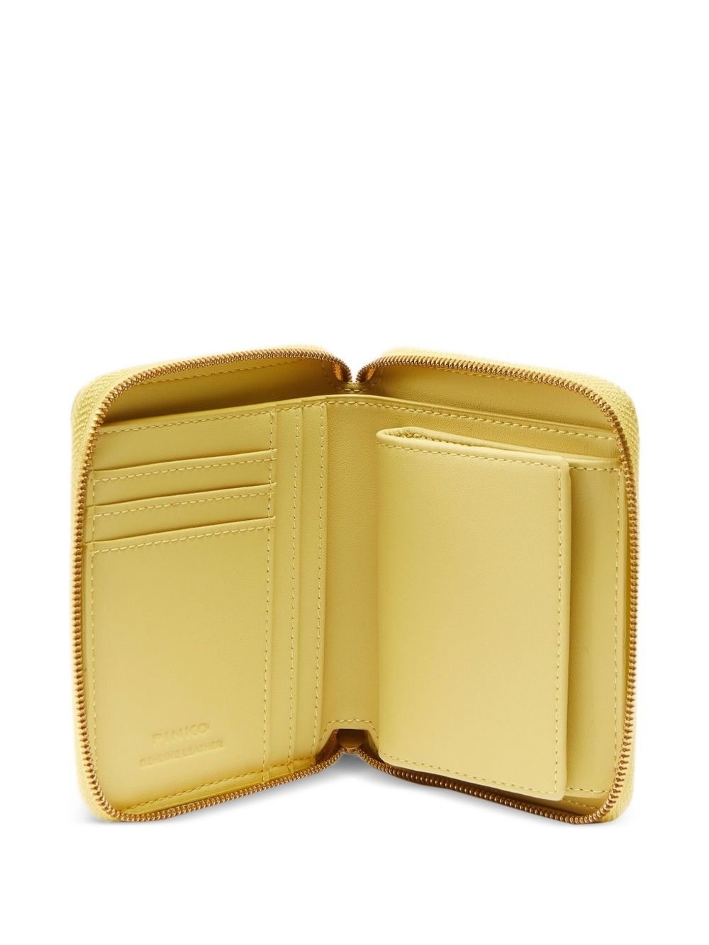 logo-embossed zip-around wallet - 3