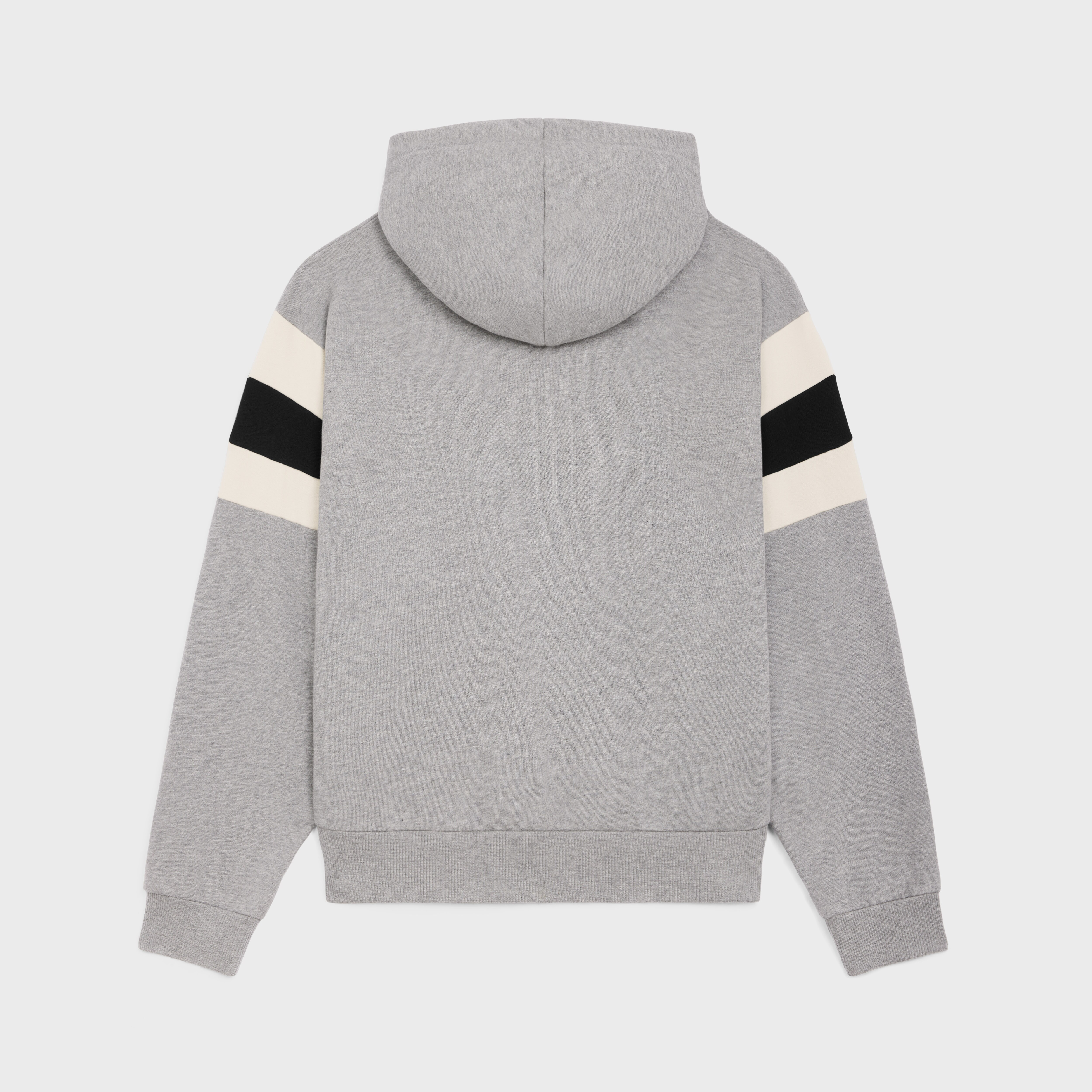 loose celine hoodie in cotton fleece - 2