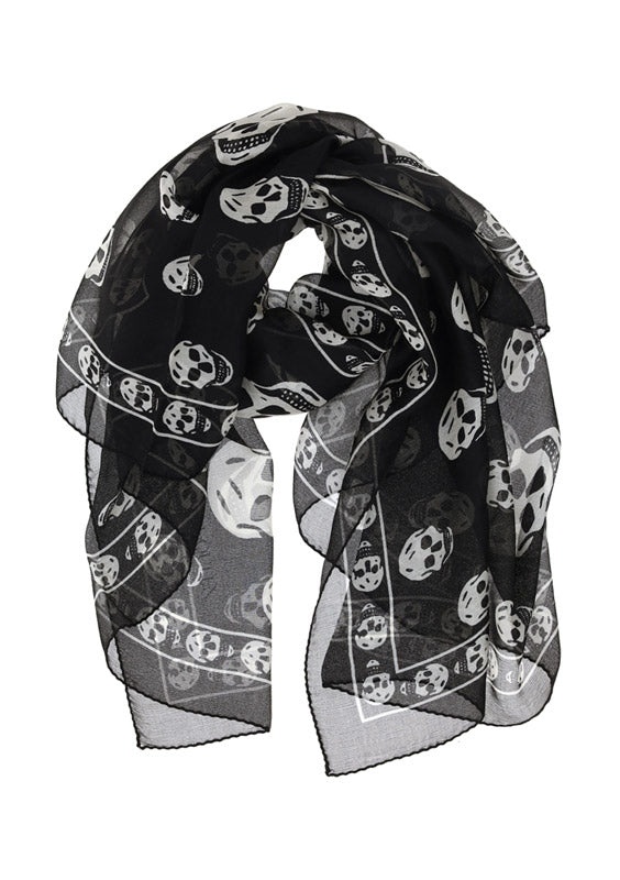 Alexander Mcqueen Women Skull Foulard - 5