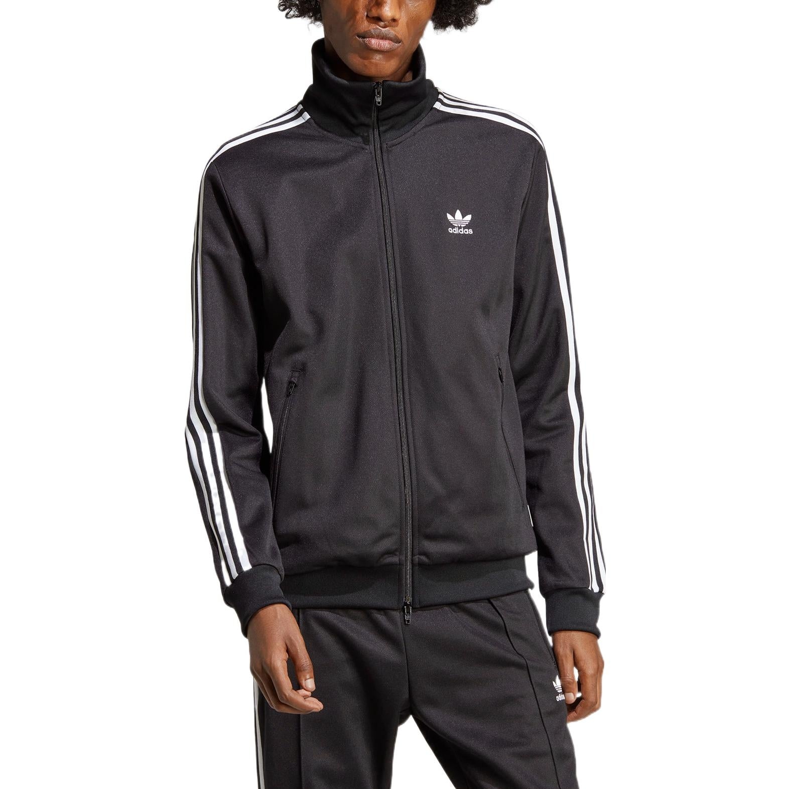 adidas originals Adicolor Classics Beckenbauer Track Jacket 'Black' IA4778 - 2