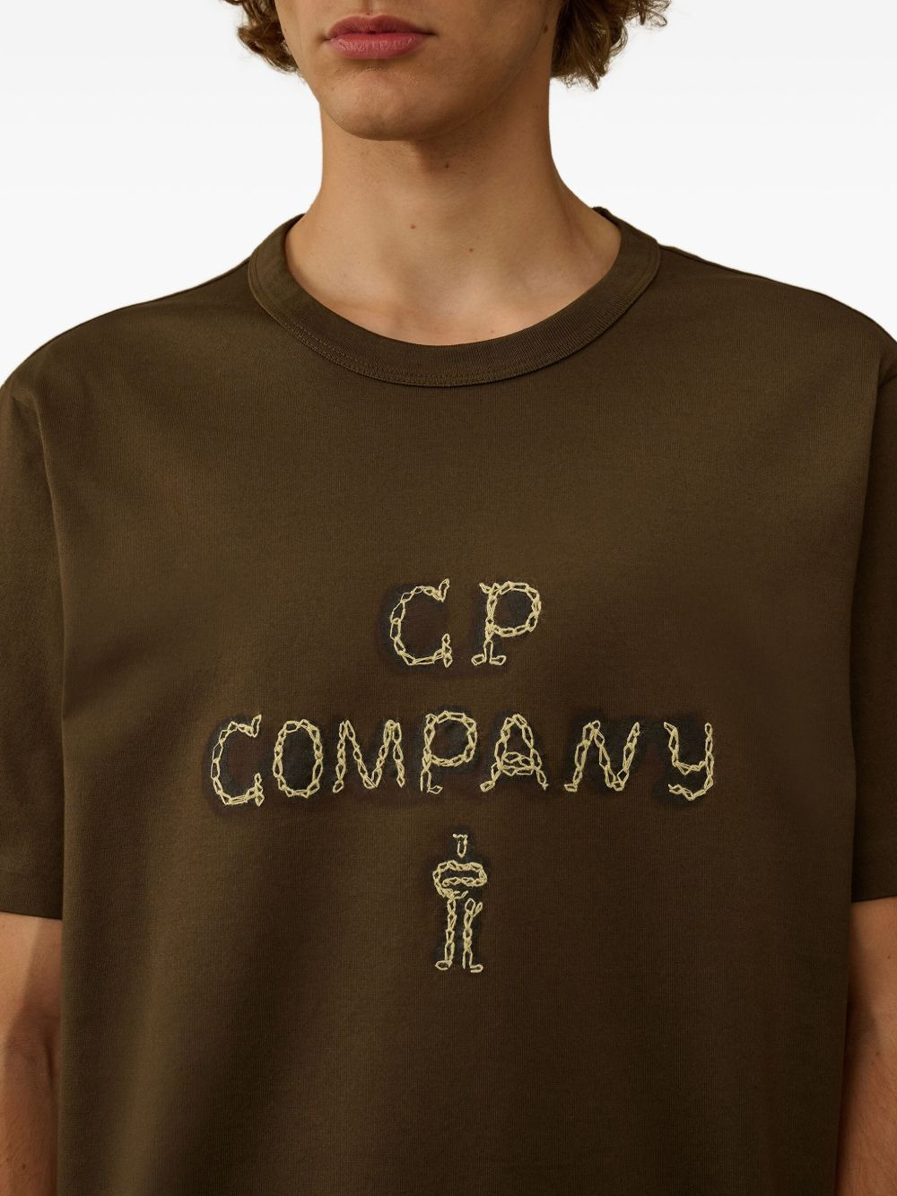 logo-embroidered T-shirt - 5
