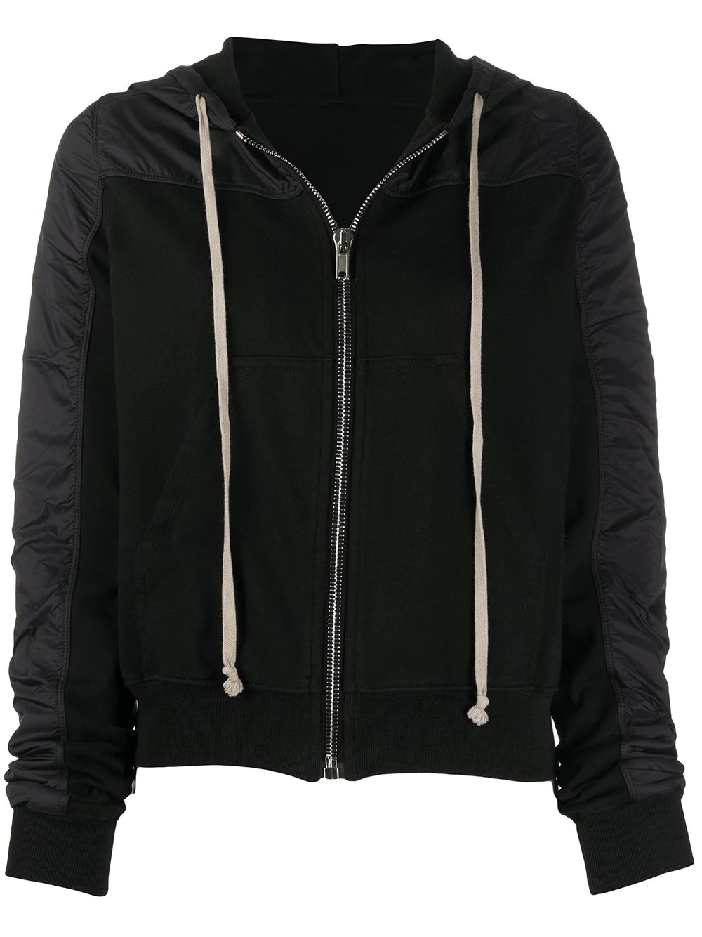 hooded fitted jacket  - 1