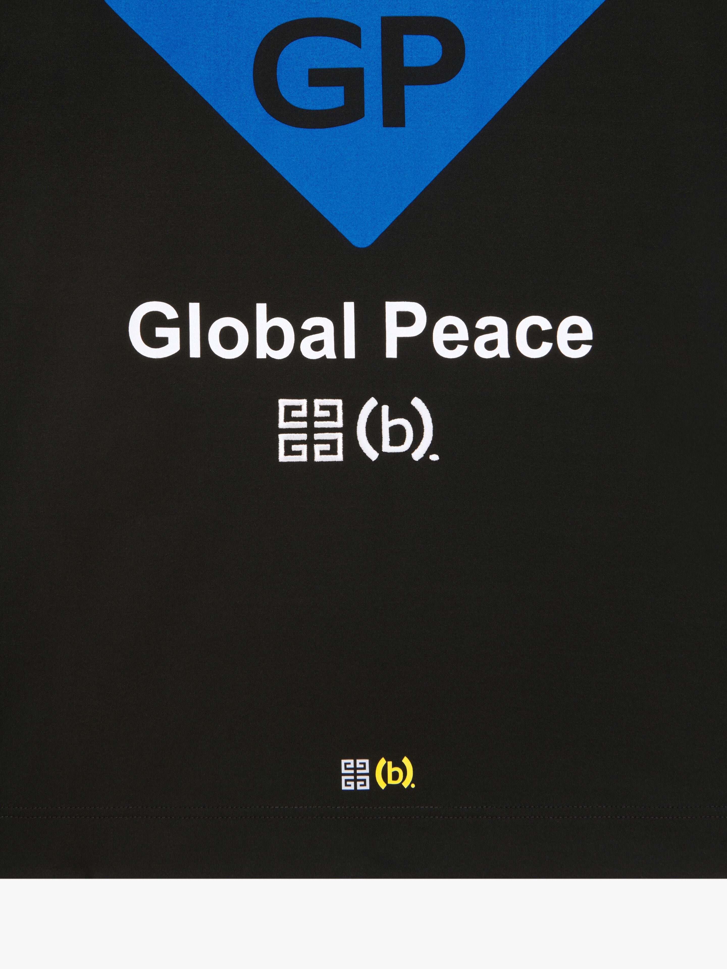 GLOBAL PEACE T-SHIRT IN EMBROIDERED JERSEY - 7